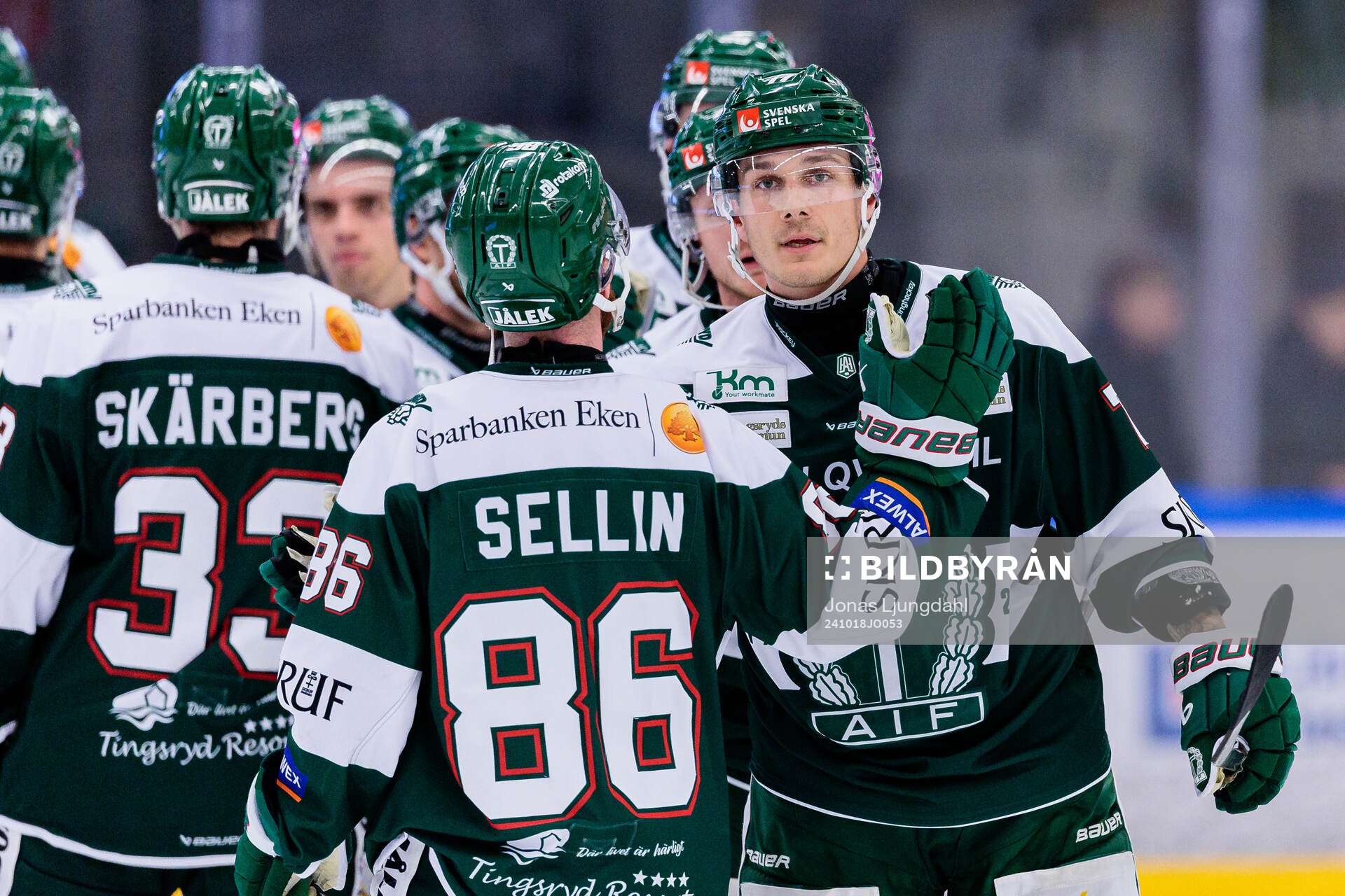 Tingsryds Oscar Birgersson jublar