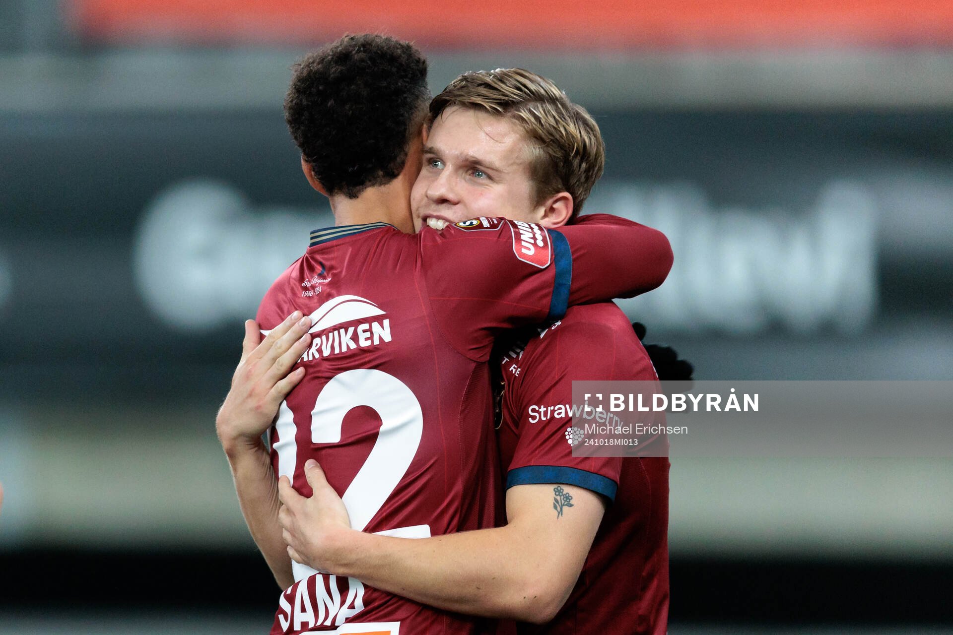 Örgrytes Isak Dahlqvist jublar