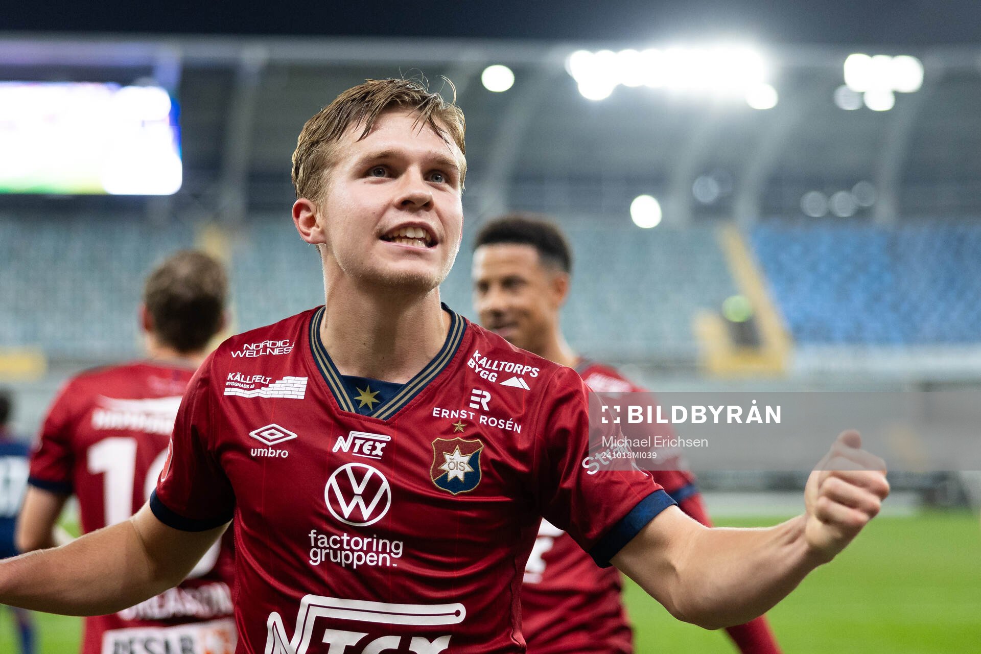Örgrytes Isak Dahlqvist jublar