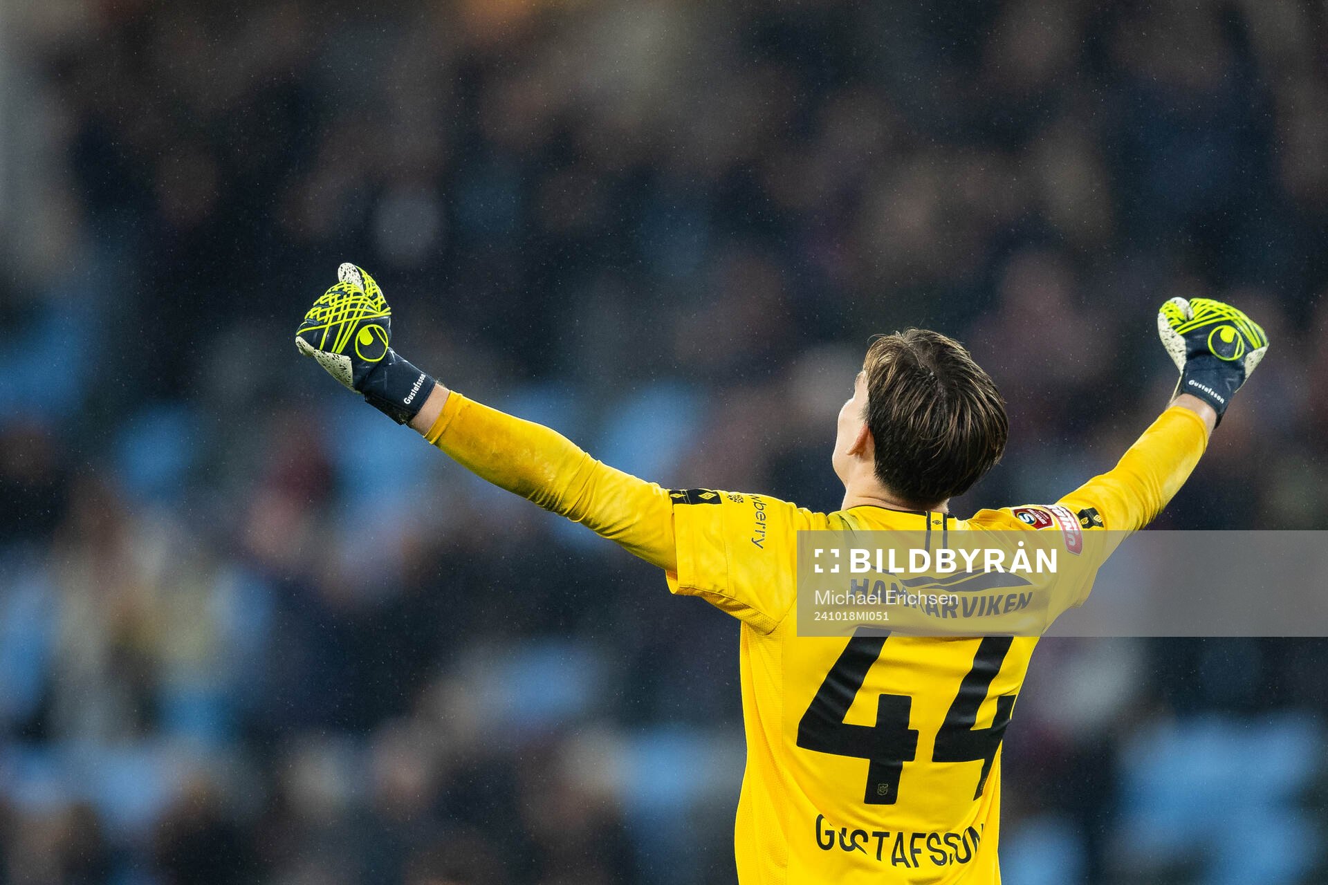 Örgrytes Hampus Gustafsson jublar