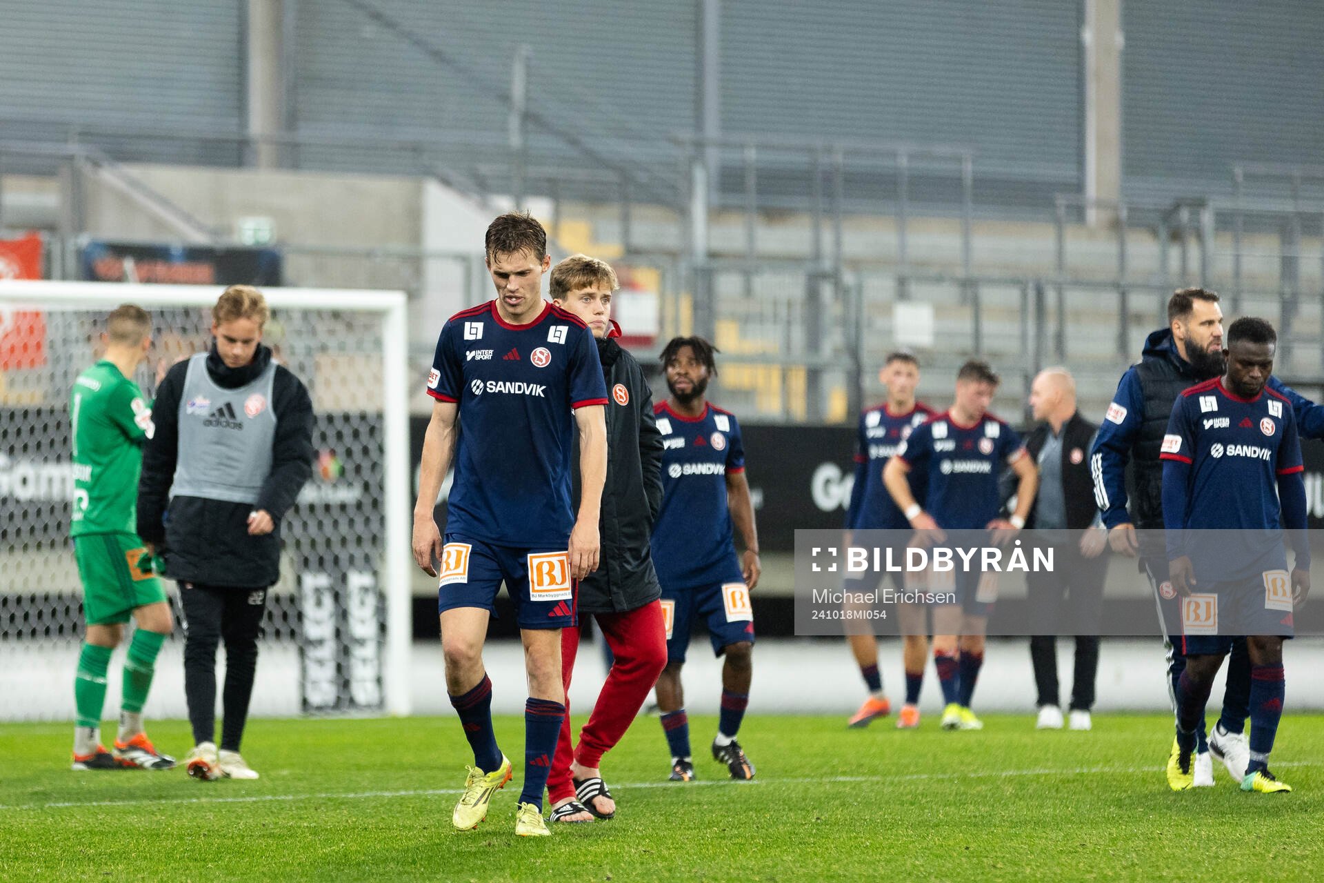 Sandvikens IFs spelare deppar