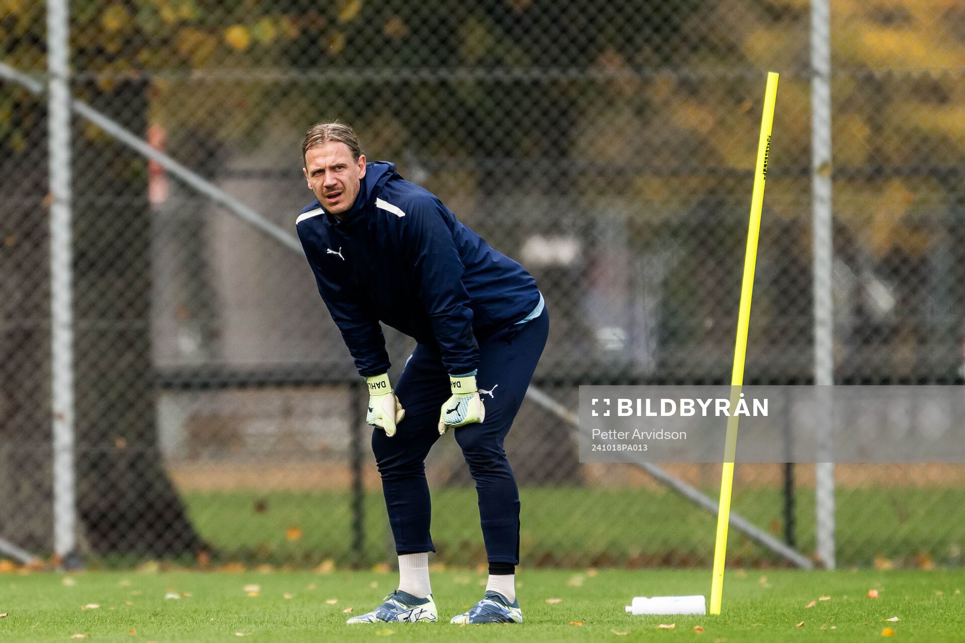 Malmö FFs målvakt Johan Dahlin