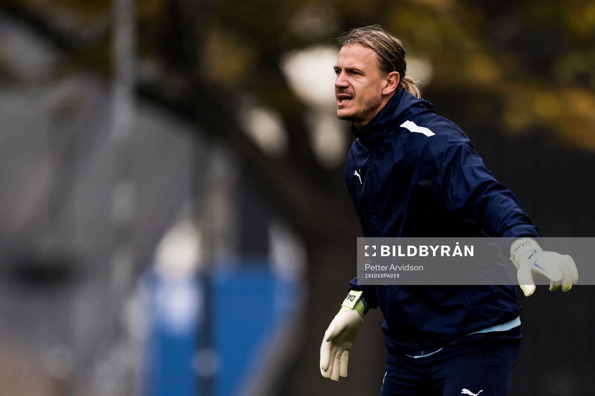 Malmö FFs målvakt Johan Dahlin