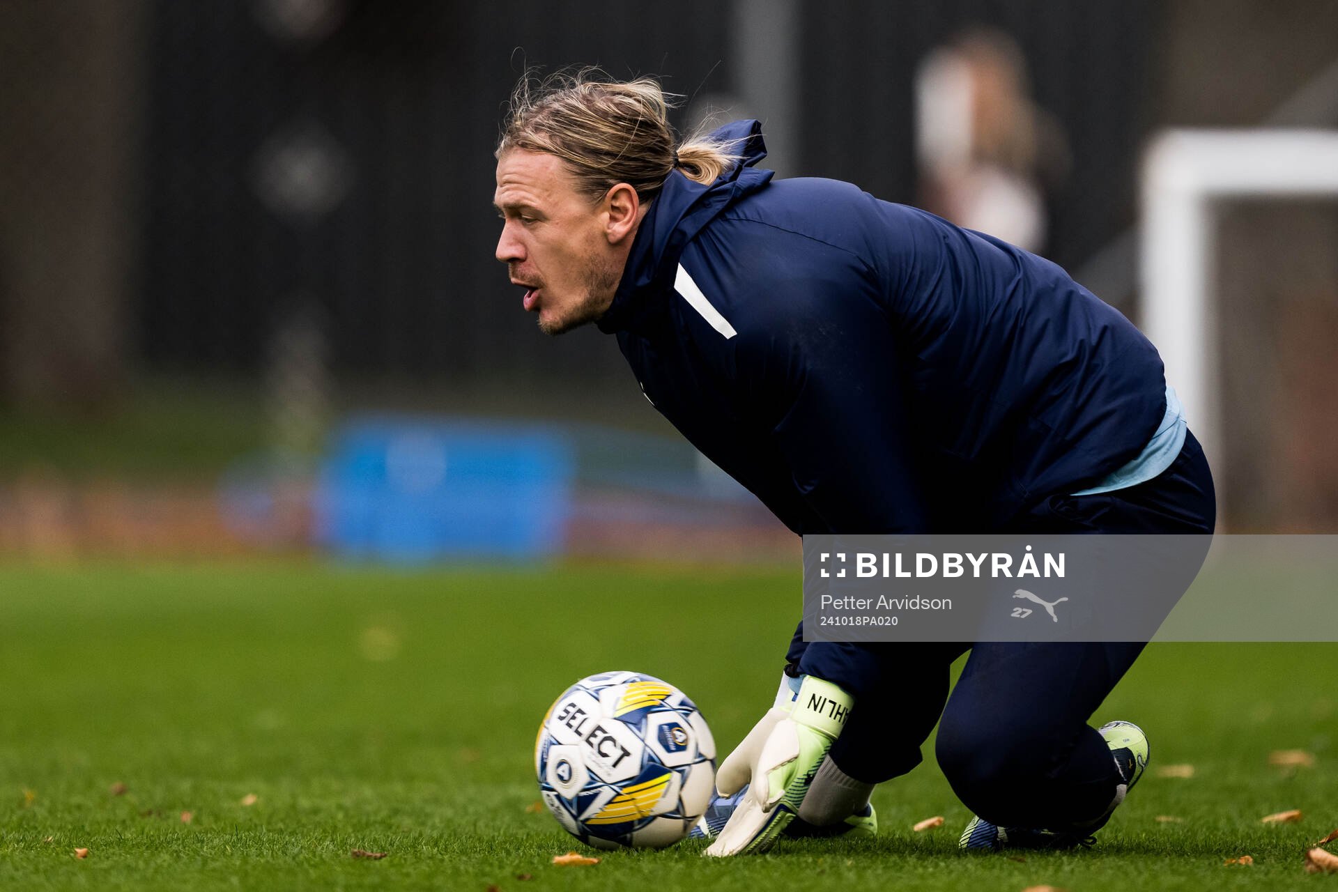 Malmö FFs målvakt Johan Dahlin