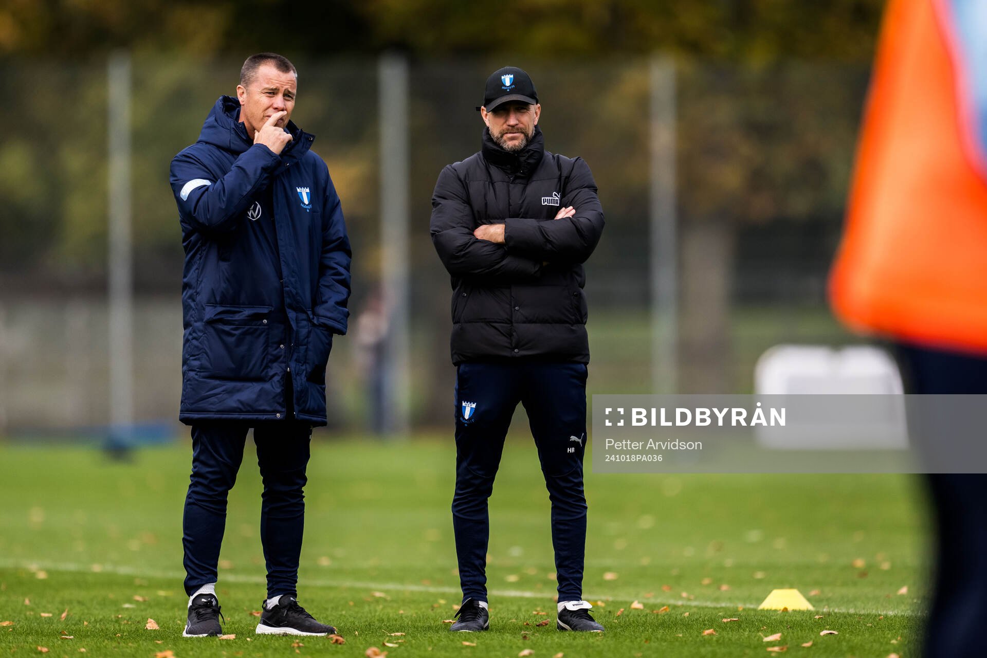 Malmö FFs sportchef Daniel Andersson och tränare Henrik