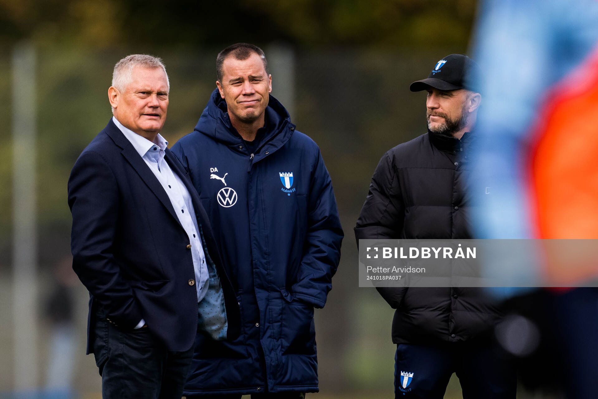 Malmö FFs ordförande Anders Pålsson, sportchef Daniel