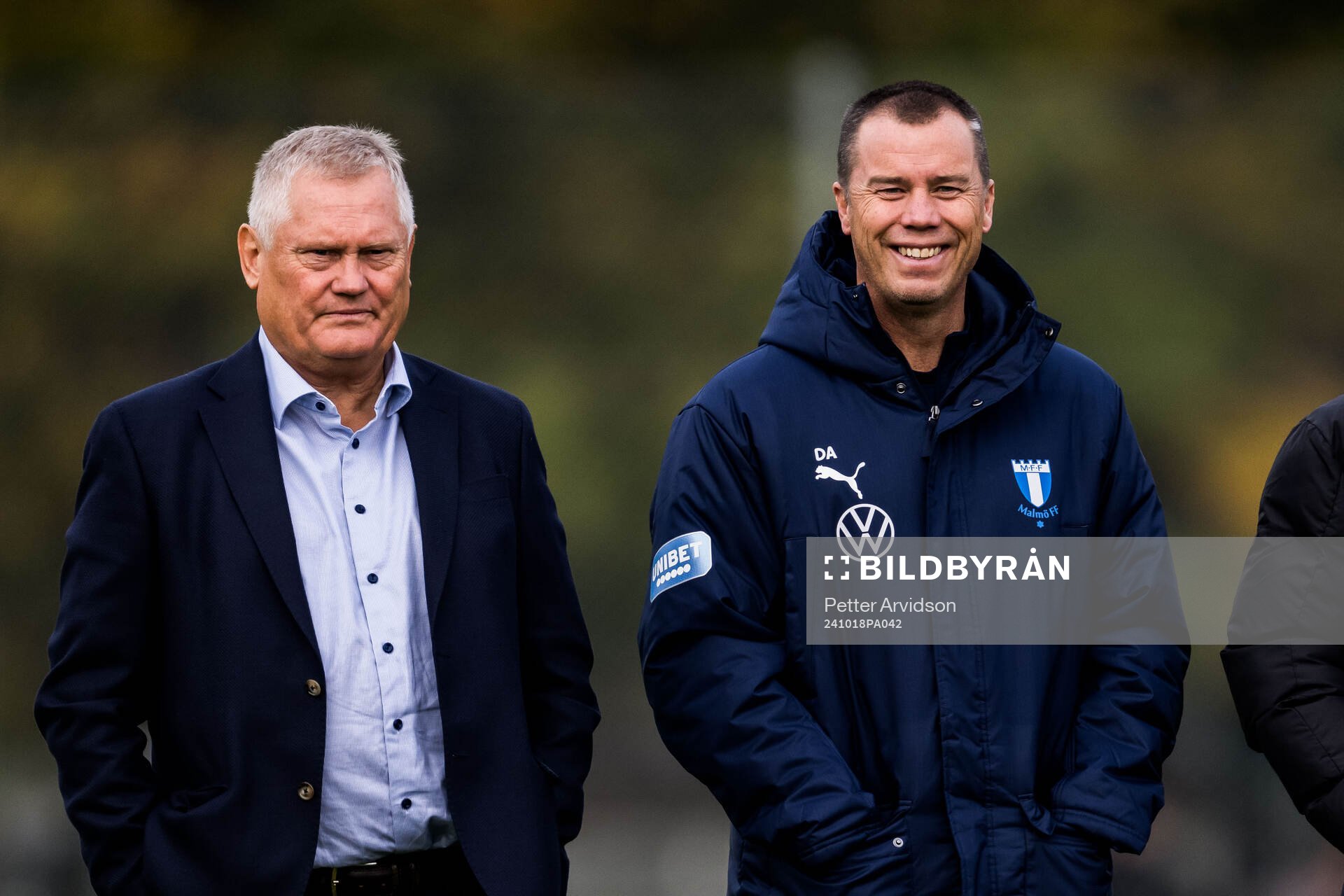 Malmö FFs ordförande Anders Pålsson och sportchef Daniel