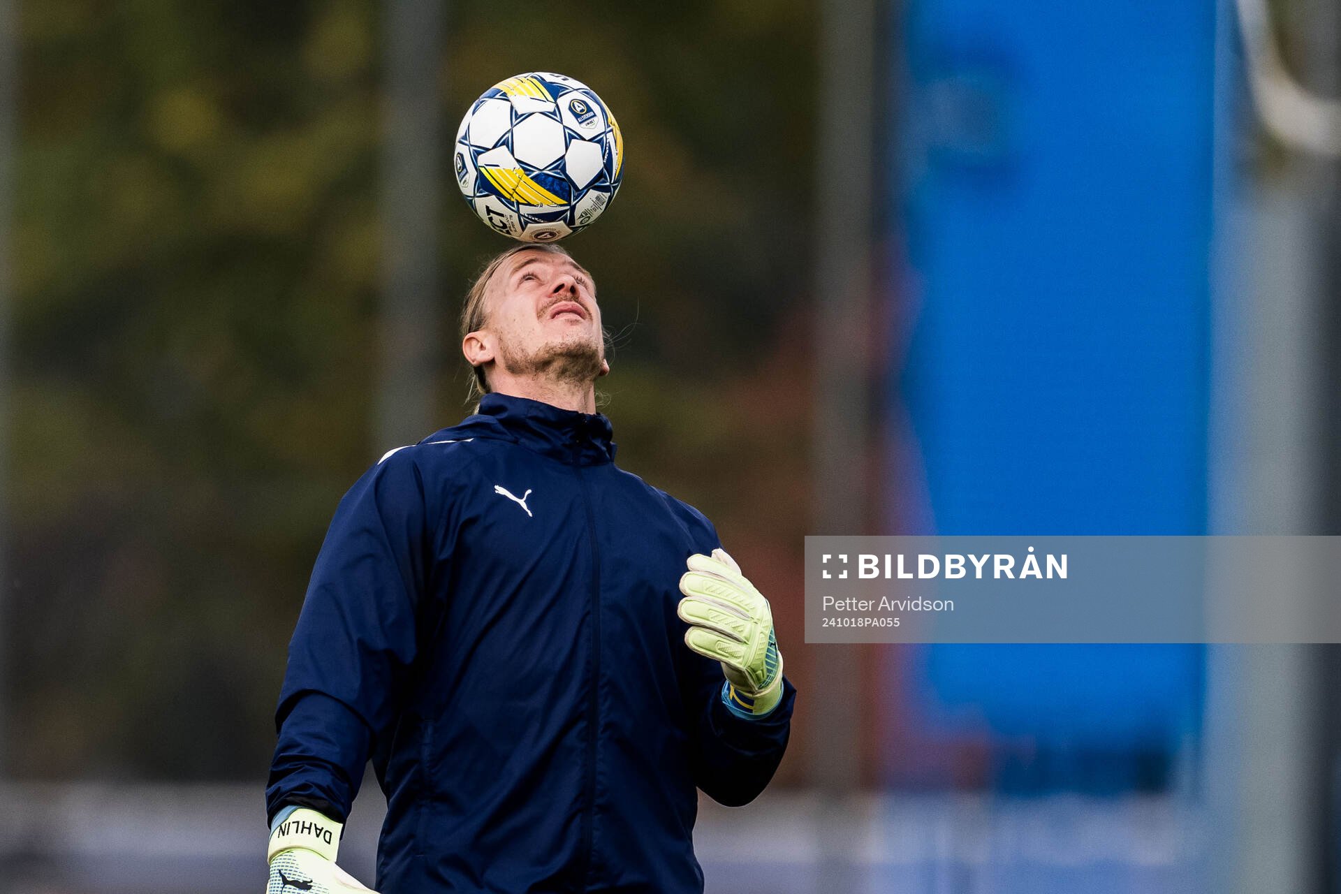 Malmö FFs målvakt Johan Dahlin