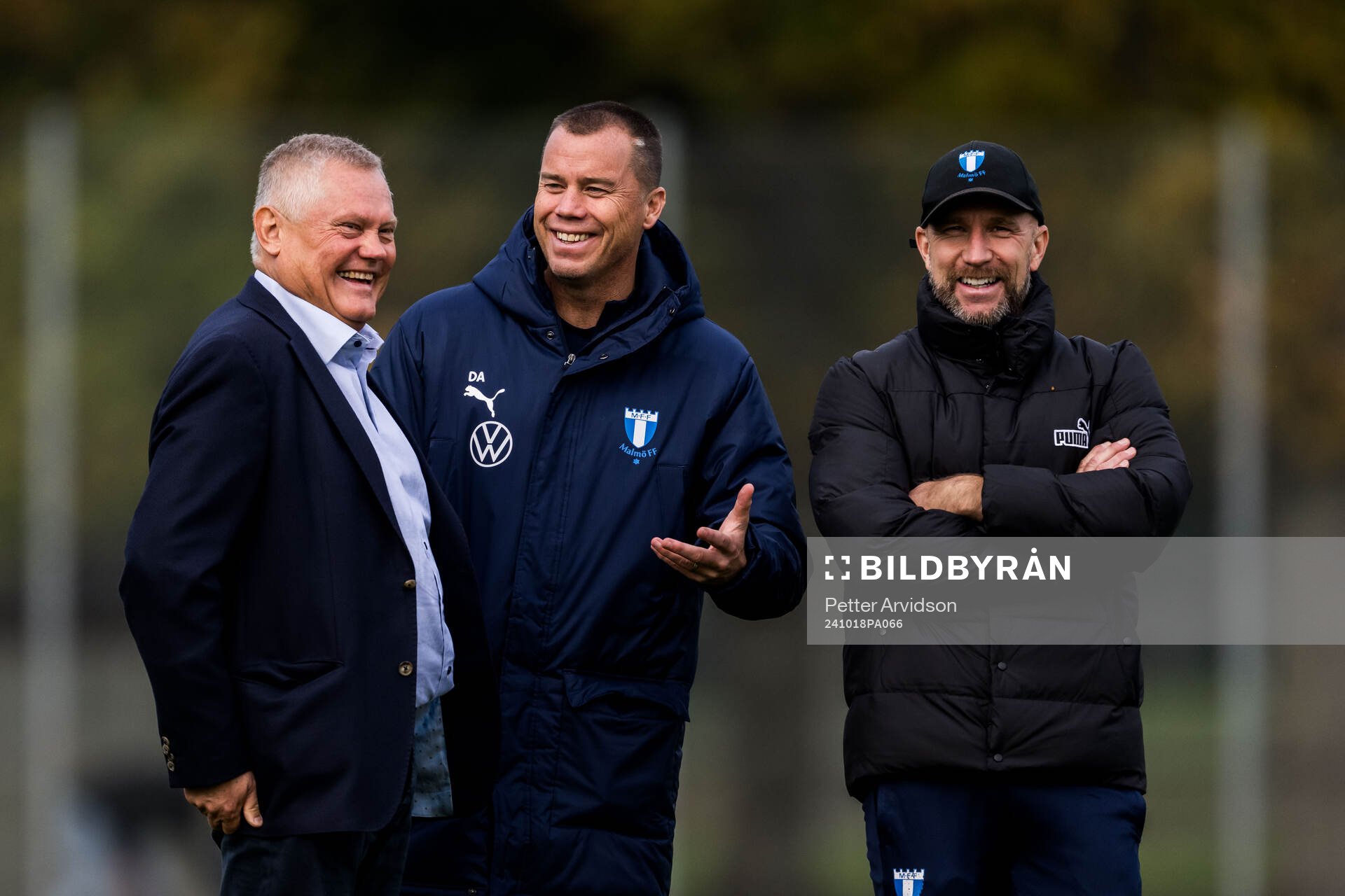 Malmö FFs ordförande Anders Pålsson, sportchef Daniel