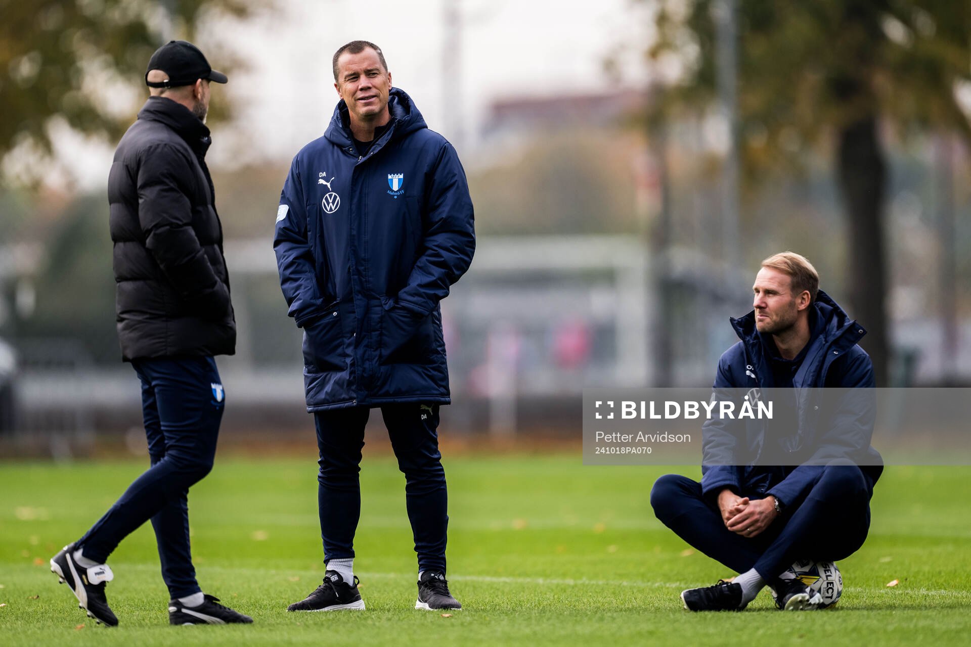 Malmö FFs tränare Henrik Rydström, sportchef Daniel