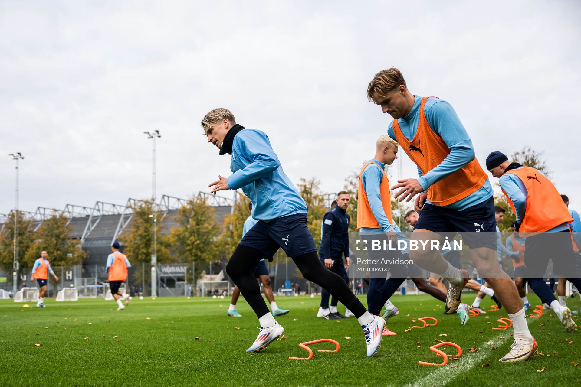 Malmö FFs Jens Stryger Larsen och Erik Botheim