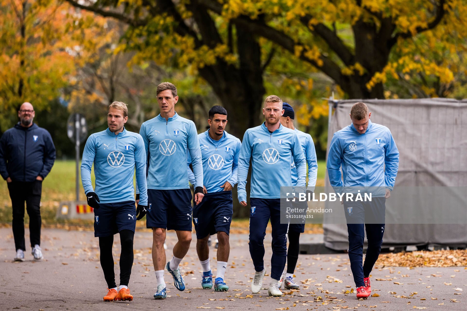 Malmö FFs Oscar Lewicki, Søren Rieks, Adrian Skogmar,