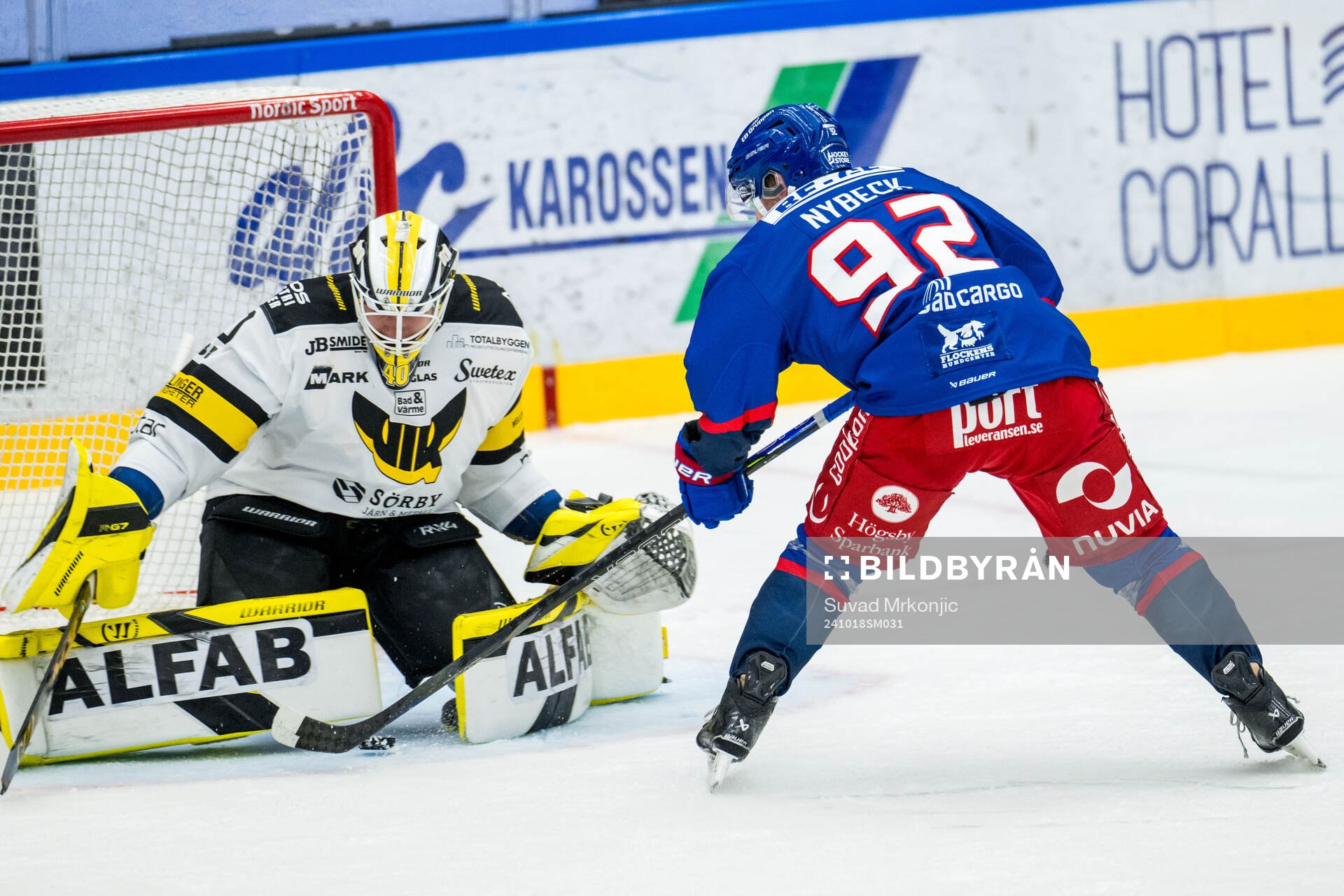 Oskarshamns Zion Nybeck gör här 2-1