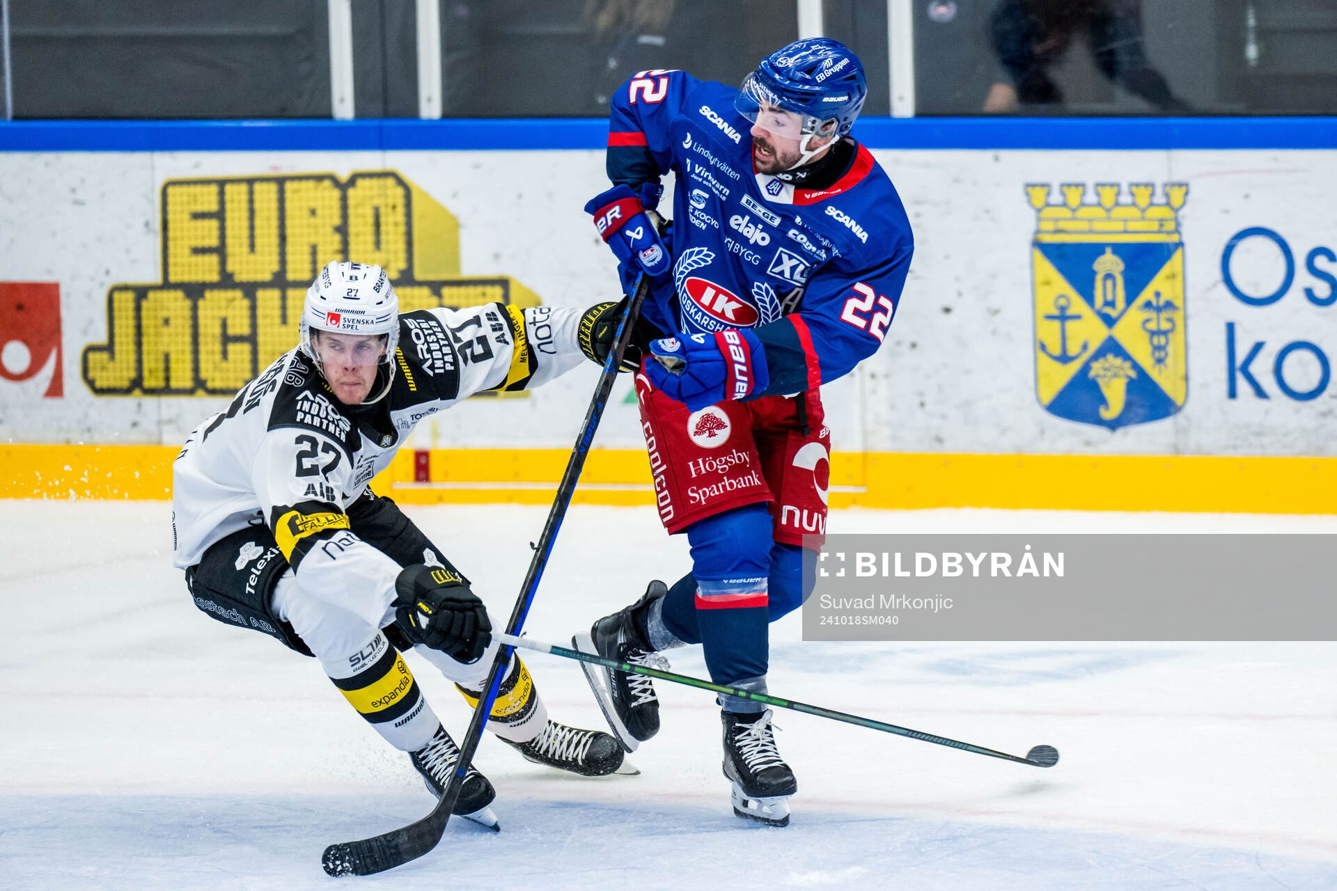 Västerås Carl Jakobsson och Oskarshamns Erik Reed Bradford