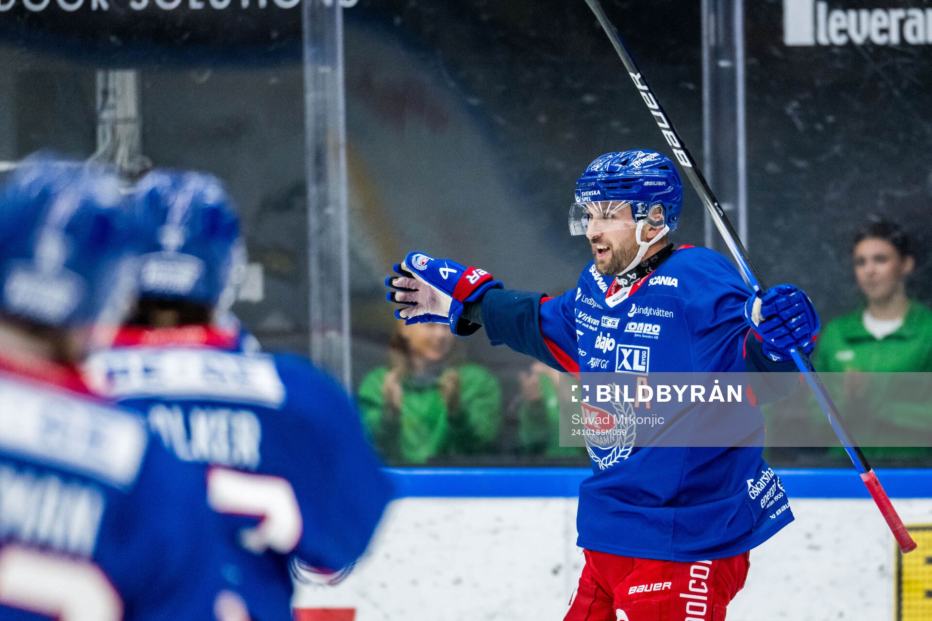 Oskarshamns Eero Savilahti jublar