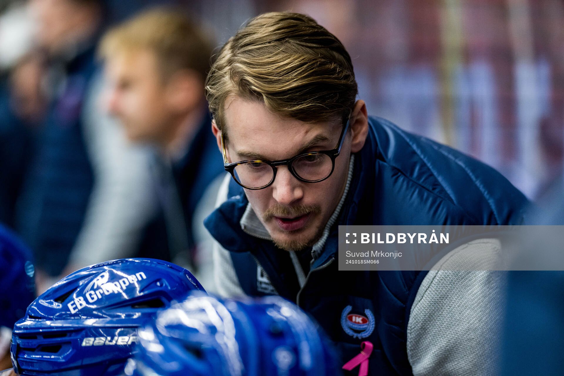 Oskarshamns assisterande tränare Albin Blomqvist