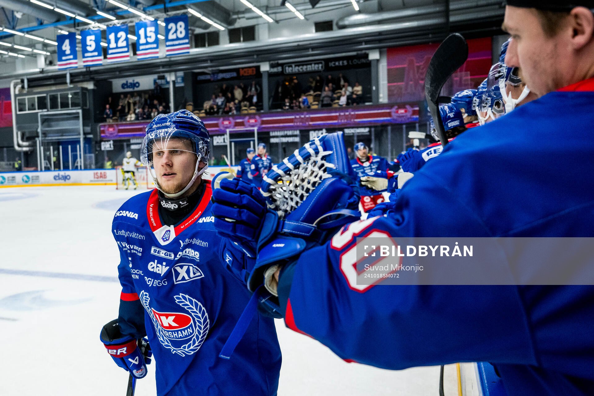 Oskarshamns Filip Sveningsson jublar