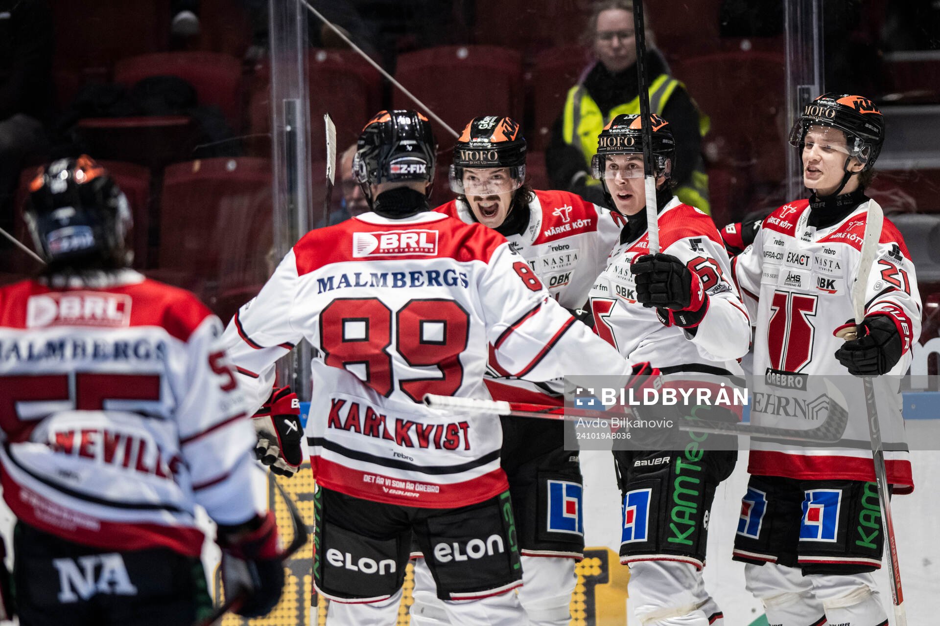 Örebros Hannes Björninen jublar