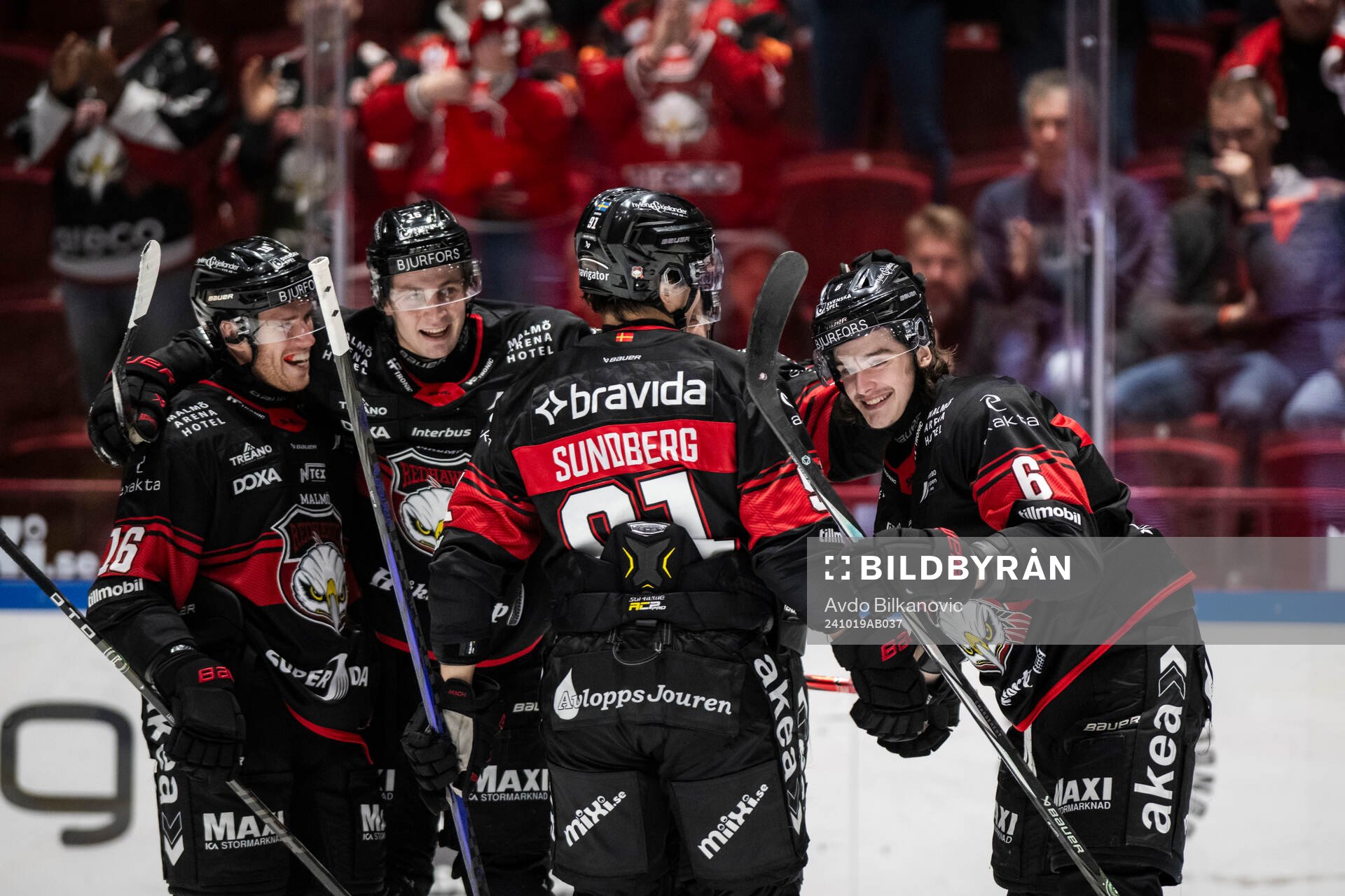 Malmö Redhawks Dominik Badinka jublar