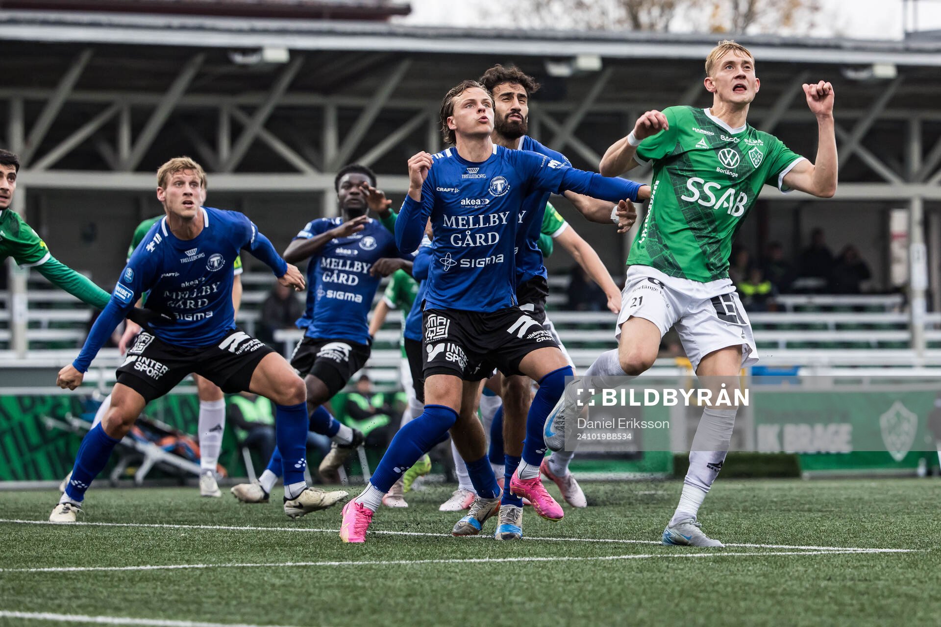 Trelleborgs Fredrik Martinsson och Brages Henry Sletsjøe