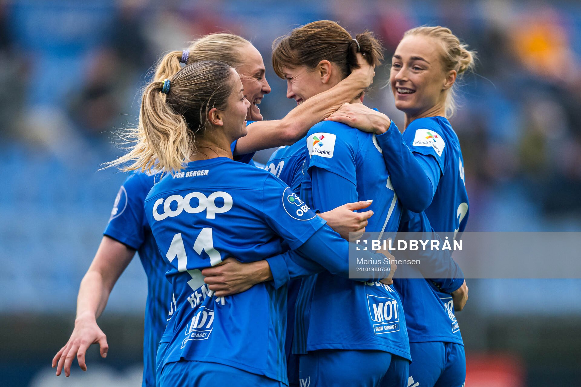 Rakel Engesvik of Brann celebrates