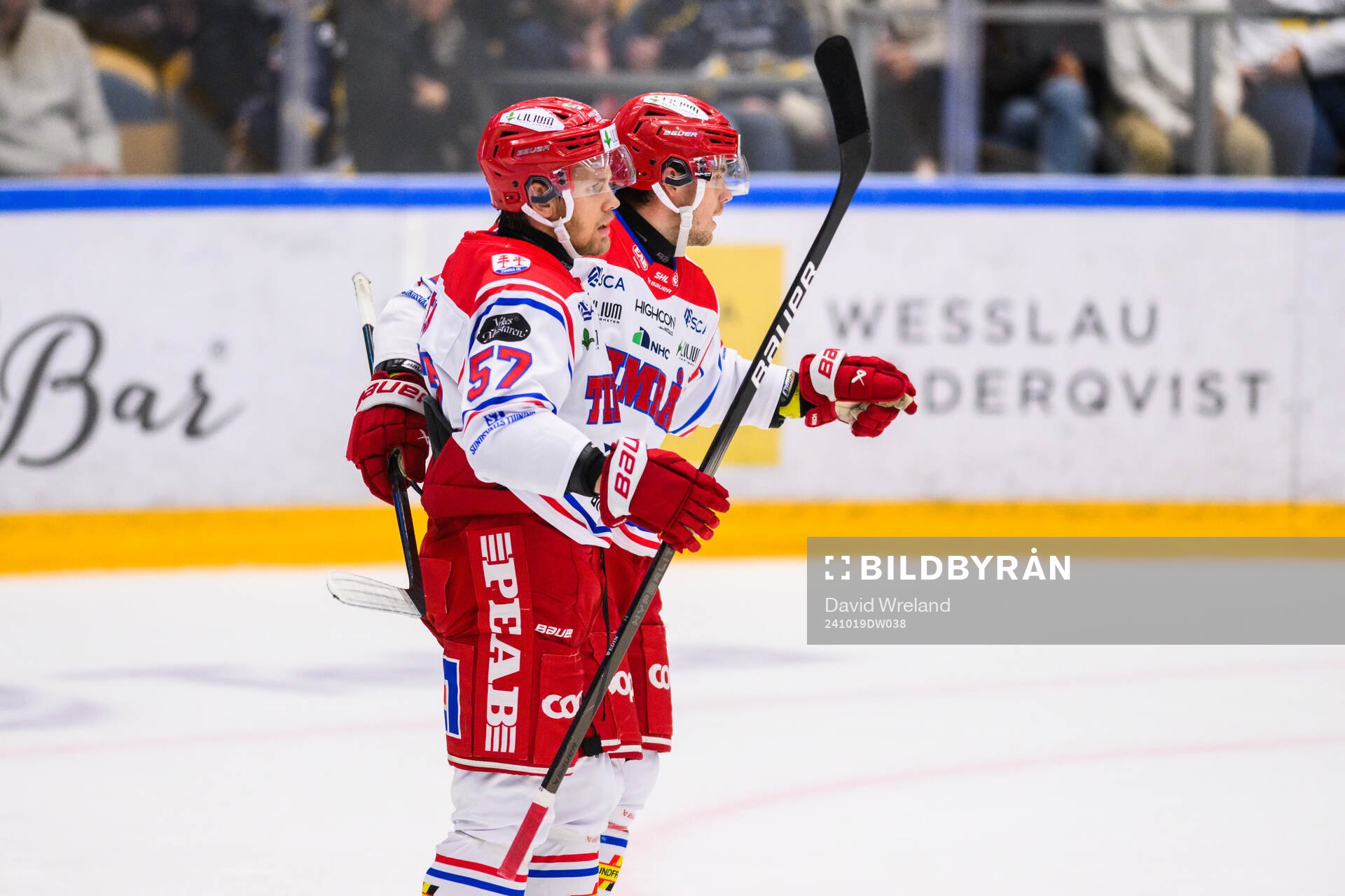 Timrås Anton Wedin jublar