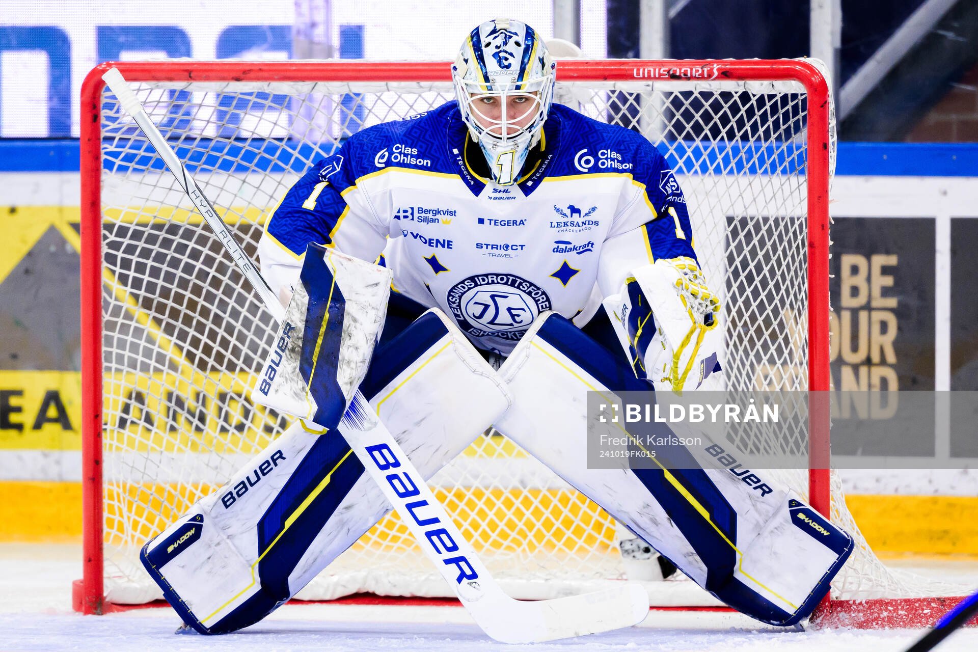 Leksands målvakt Marcus Gidlöf