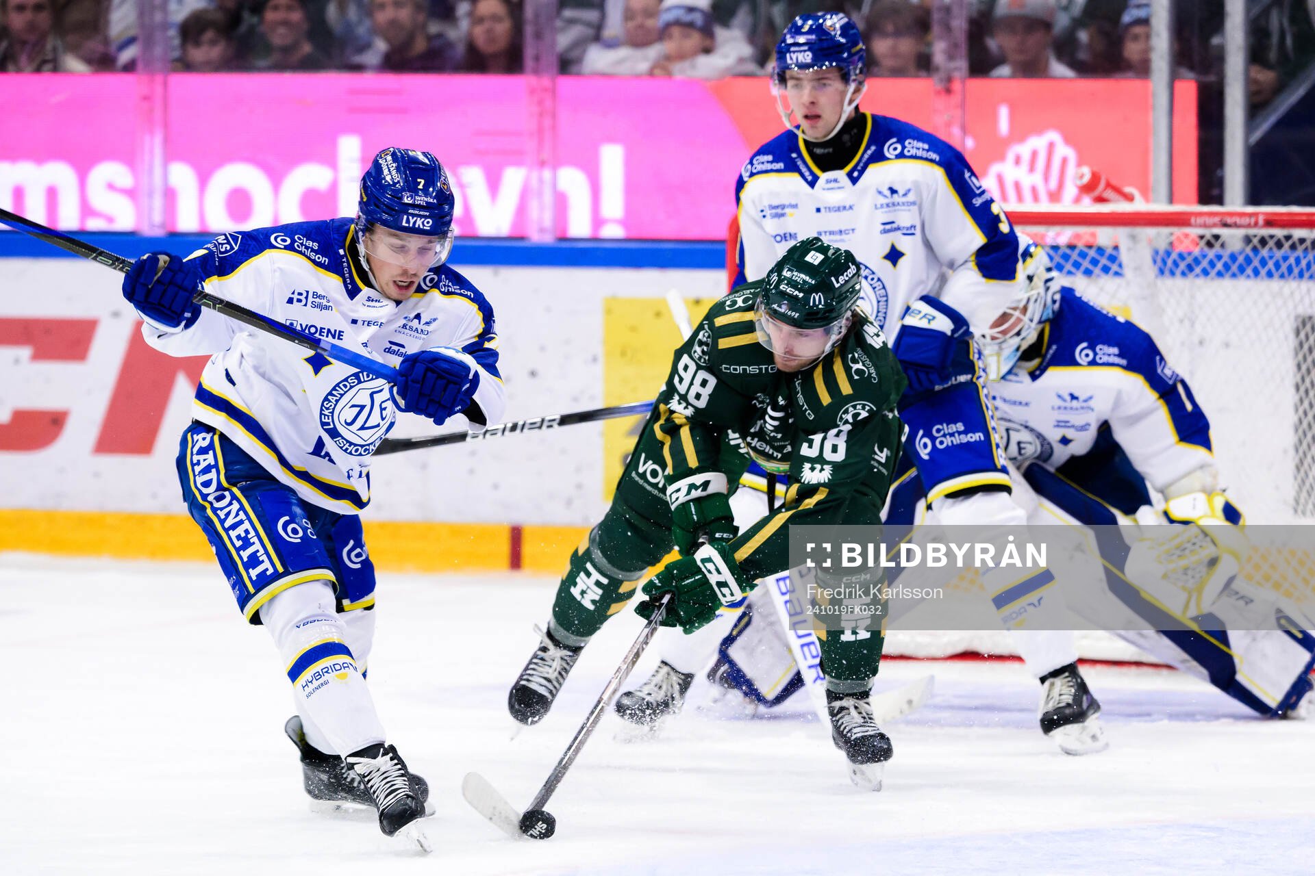 Leksands Marcus Karlberg och Färjestads Marian Studenic