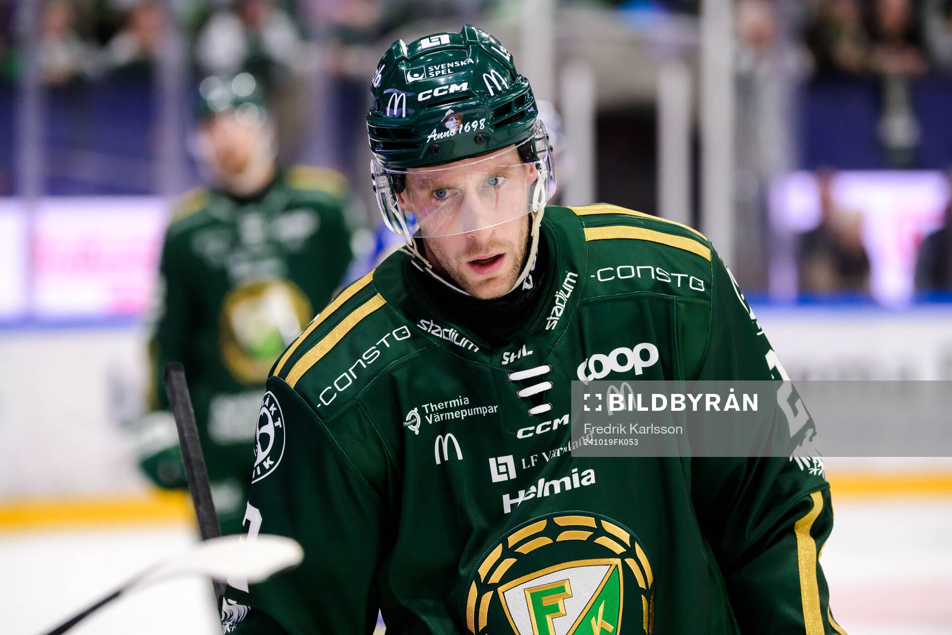Färjestads Per Åslund deppar
