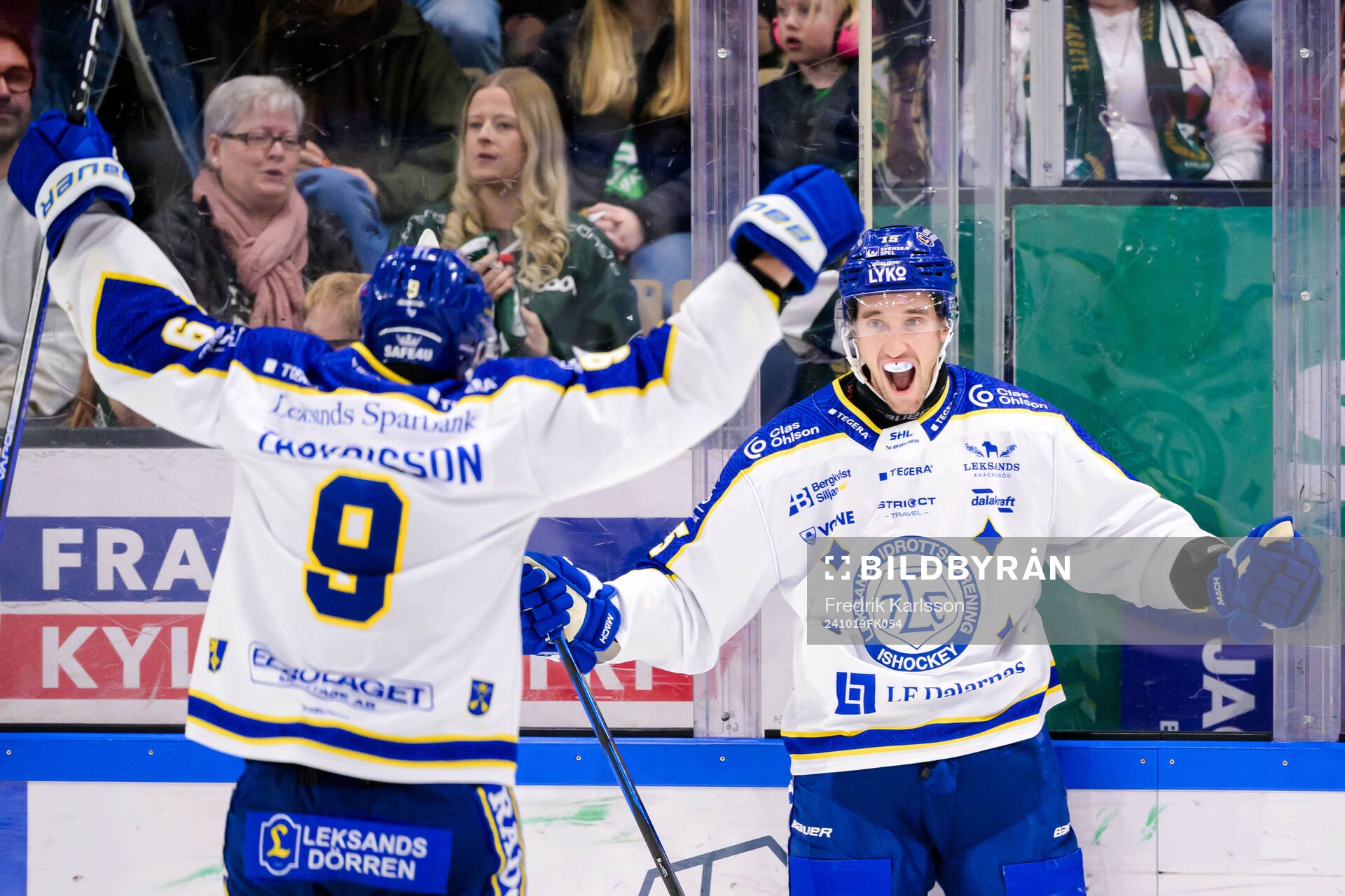 Leksands Max Veronneau jublar