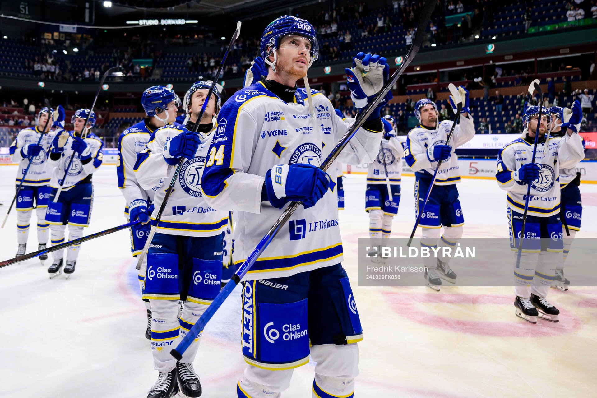 Leksands Peter Cehlarik jublar