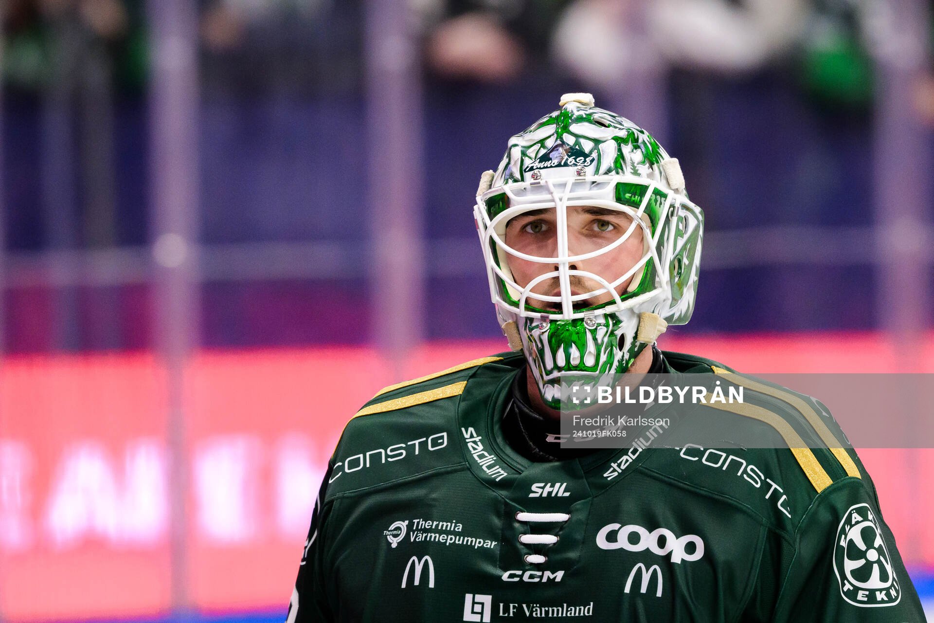 Färjestads målvakt Maxime Lagacé deppar