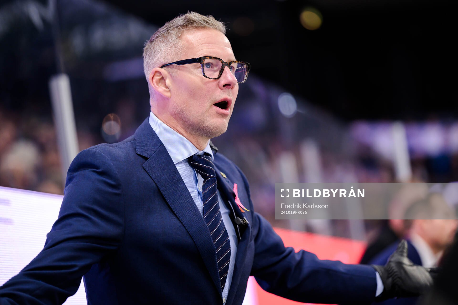 Färjestads assisterande tränare Johan Hedberg