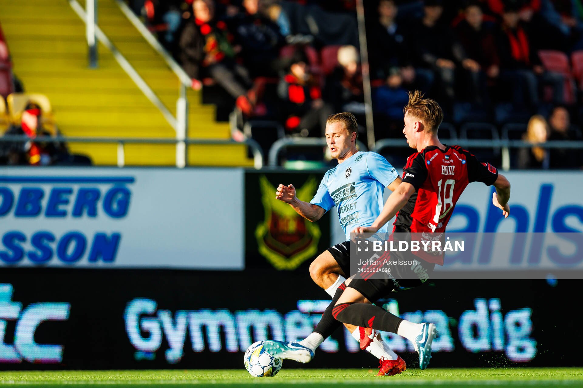 Landskronas Vincent Sundberg och Östersunds Philip Bonde