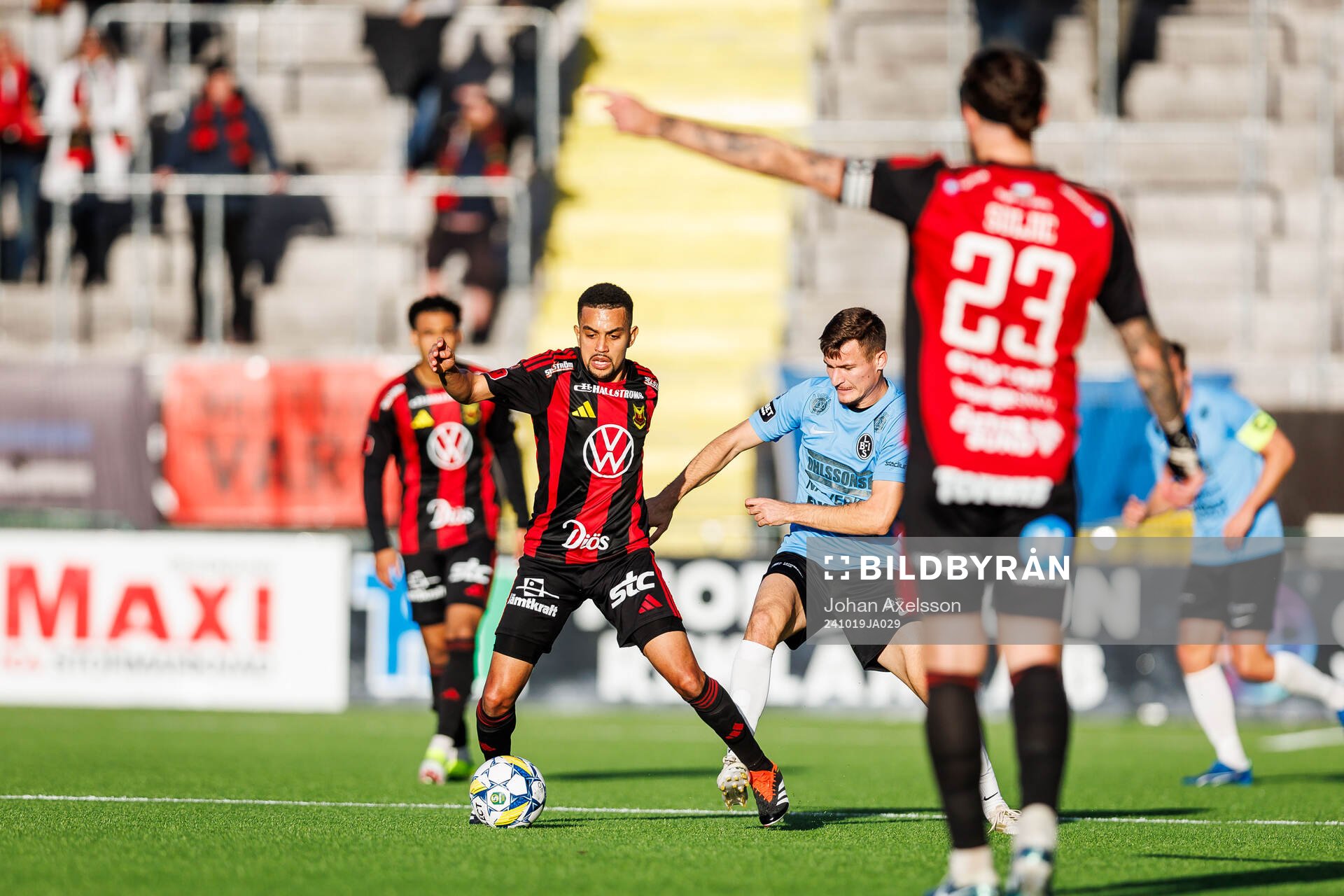 Östersunds Erick Brendon Pinheiro Da Silva och Landskronas