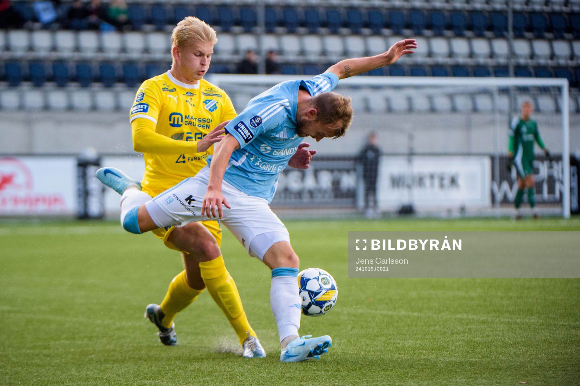 IK Oddevolds Philip Engelbrektsson och Gefles Christoffer