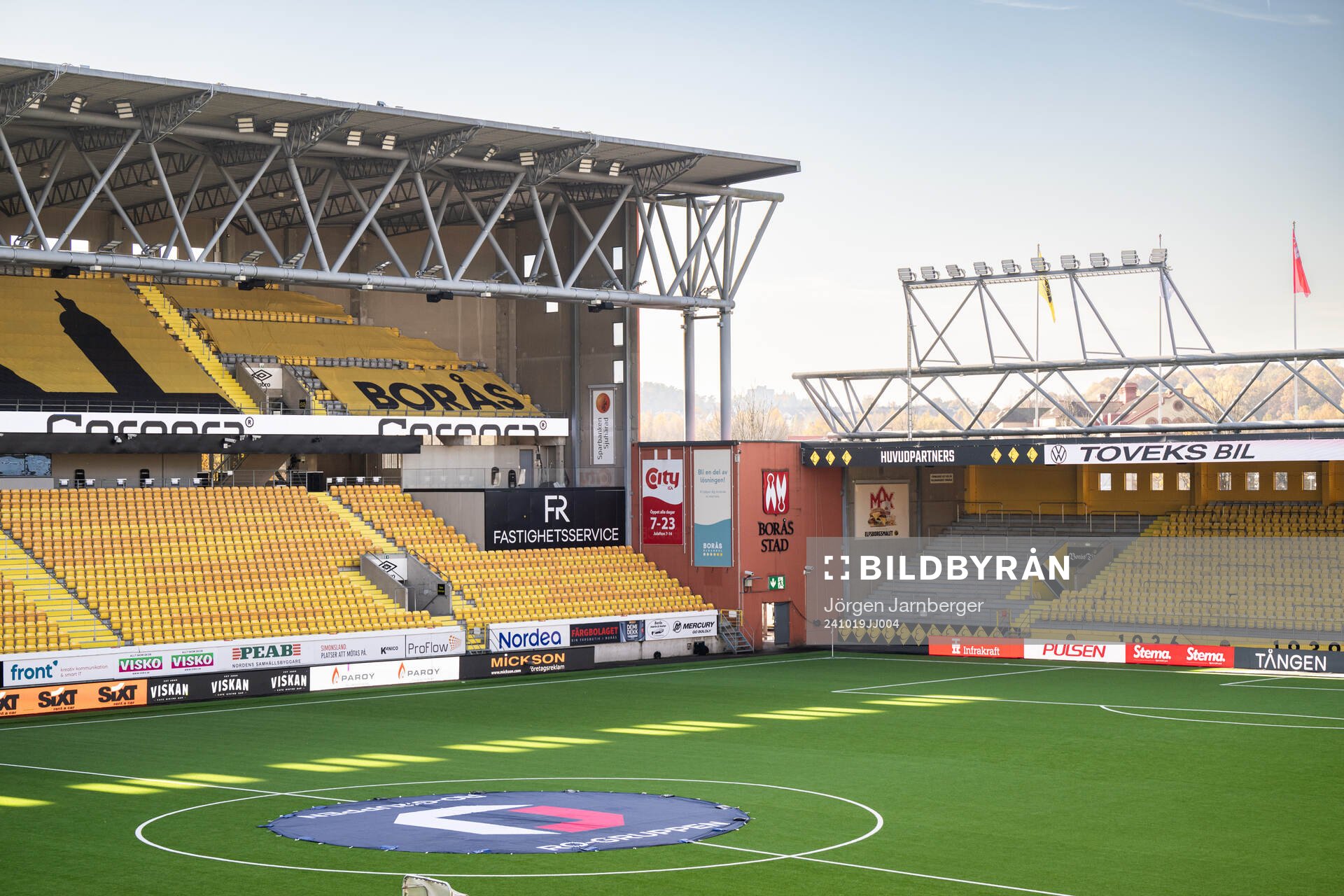 Översiktsbild på Borås Arena