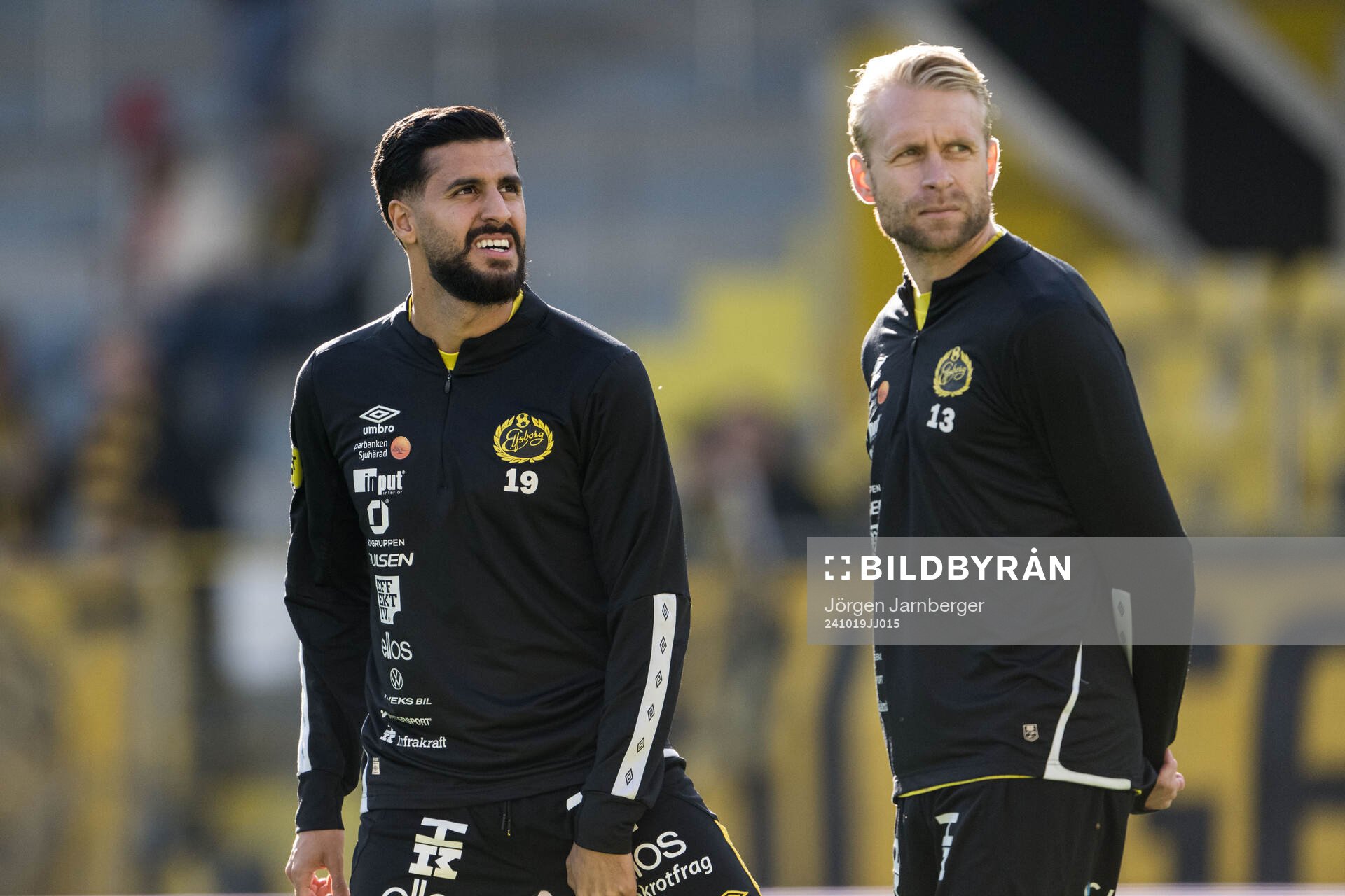 Elfsborgs Rami Kaib och Johan Larsson