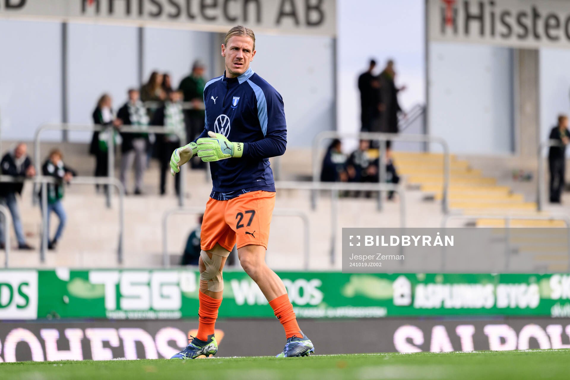 Malmö FFs målvakt Johan Dahlin