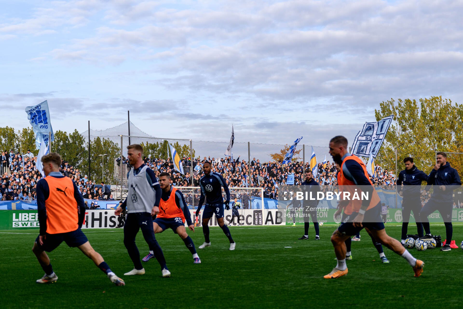 Malmö FFs spelare och supportrar