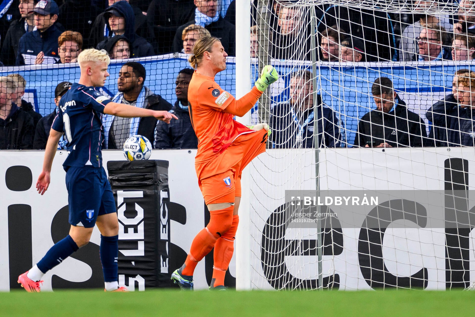 Malmö FFs målvakt Johan Dahlin
