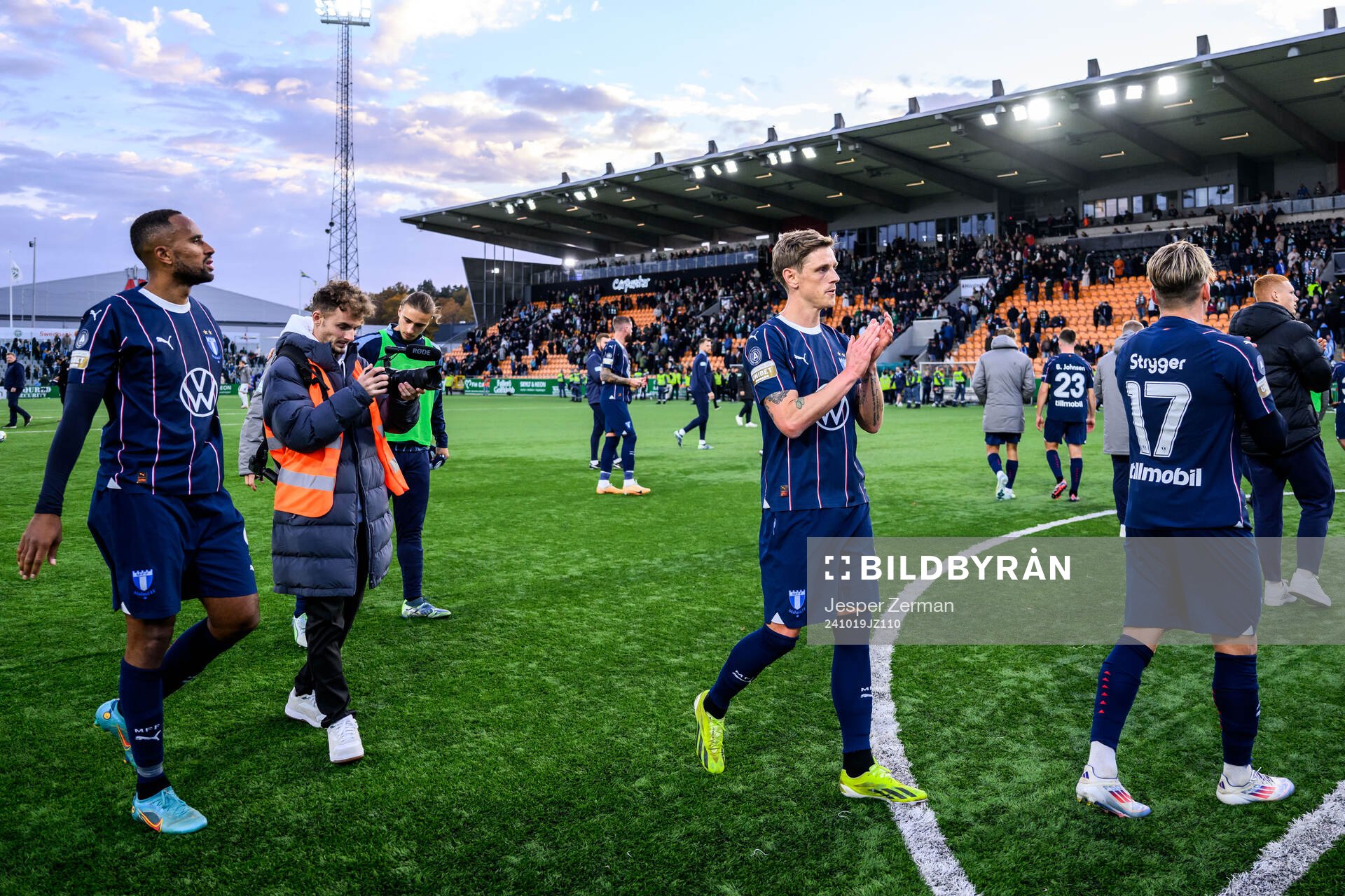 Malmö FFs Isaac Kiese Thelin, Søren Rieks och Jens