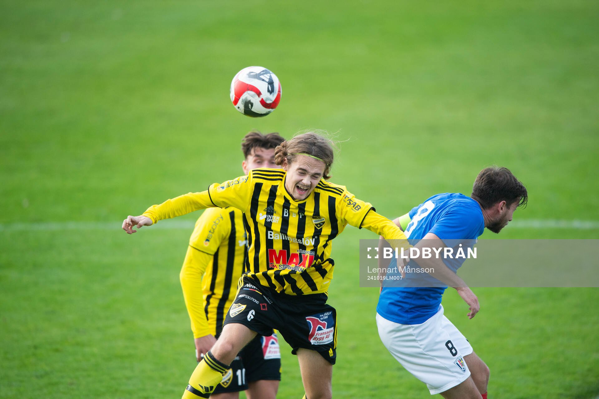 IFK Hässleholms Gustaf Winroth i matchen i division 2