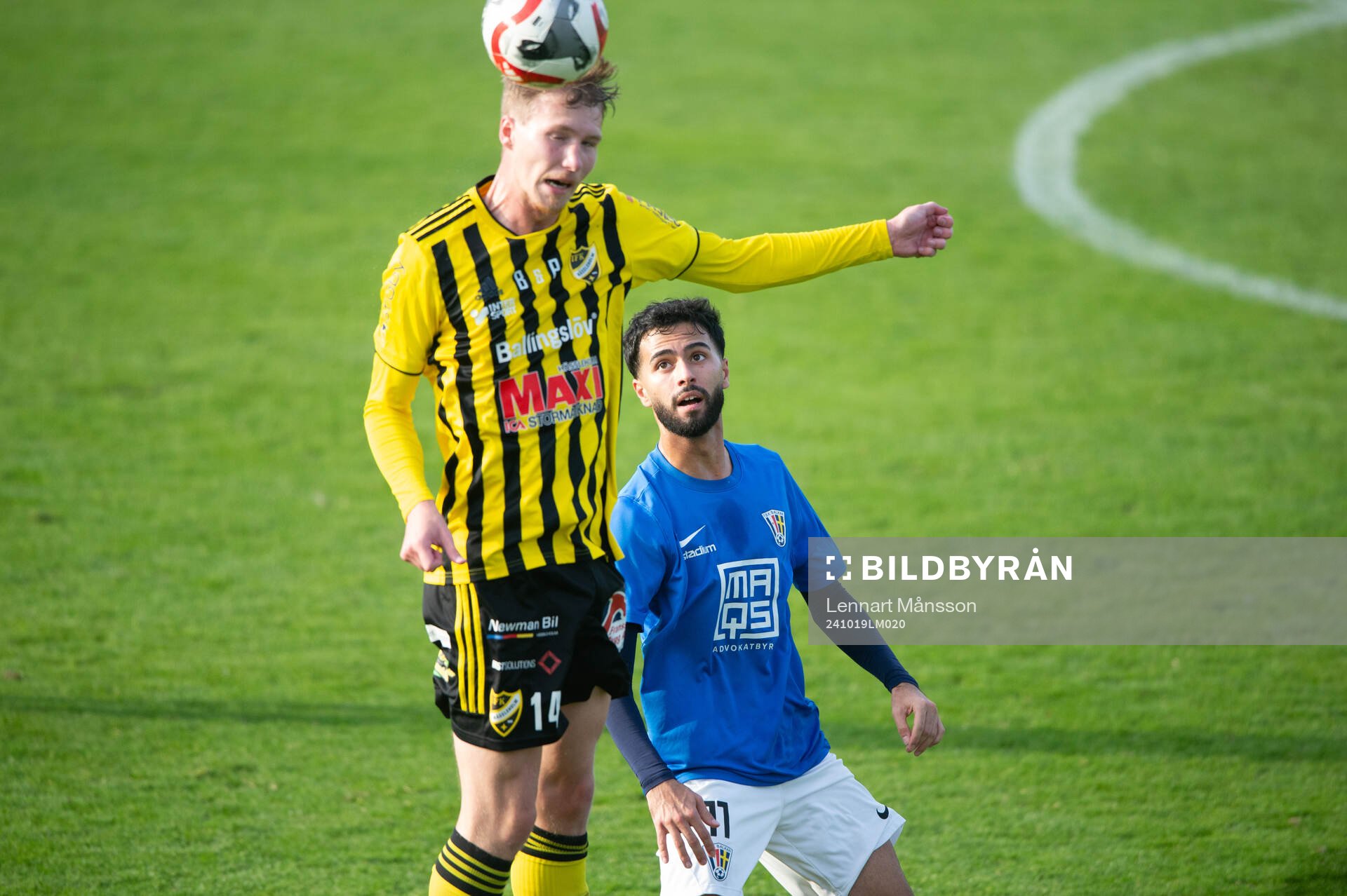 IFK Hässleholms Hugo Arvidsson i matchen i division 2