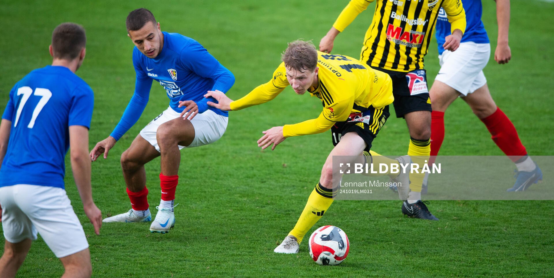 IFK Hässleholms Hugo Arvidsson i matchen i division 2