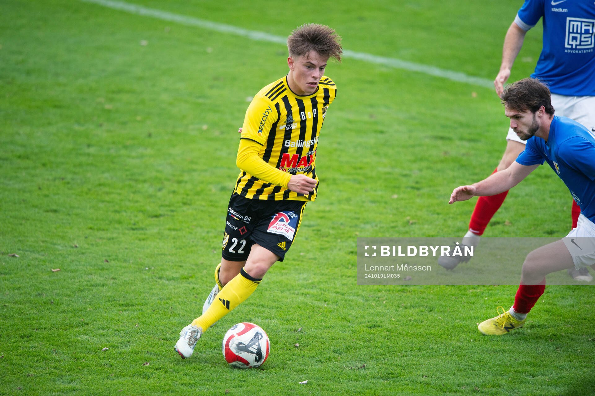 IFK Hässleholms Jussi Tikkanen i matchen i division 2