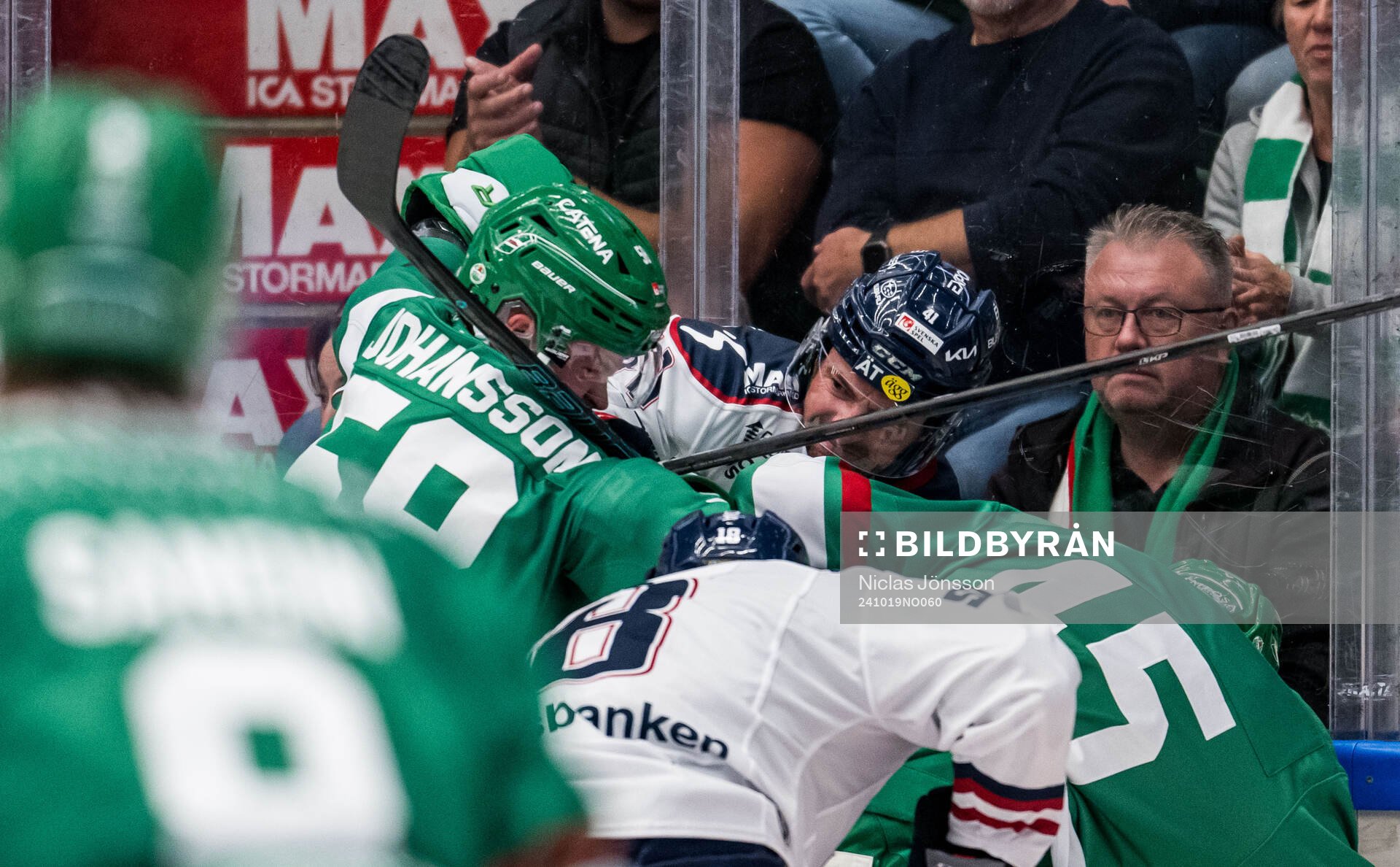 Rögles Filip Johansson och Linköpings Broc Little