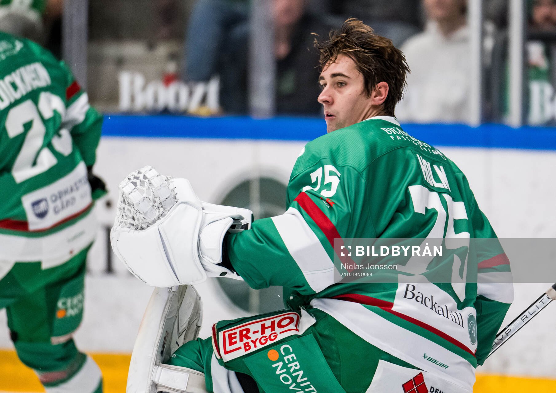 Rögles målvakt Arvid Holm