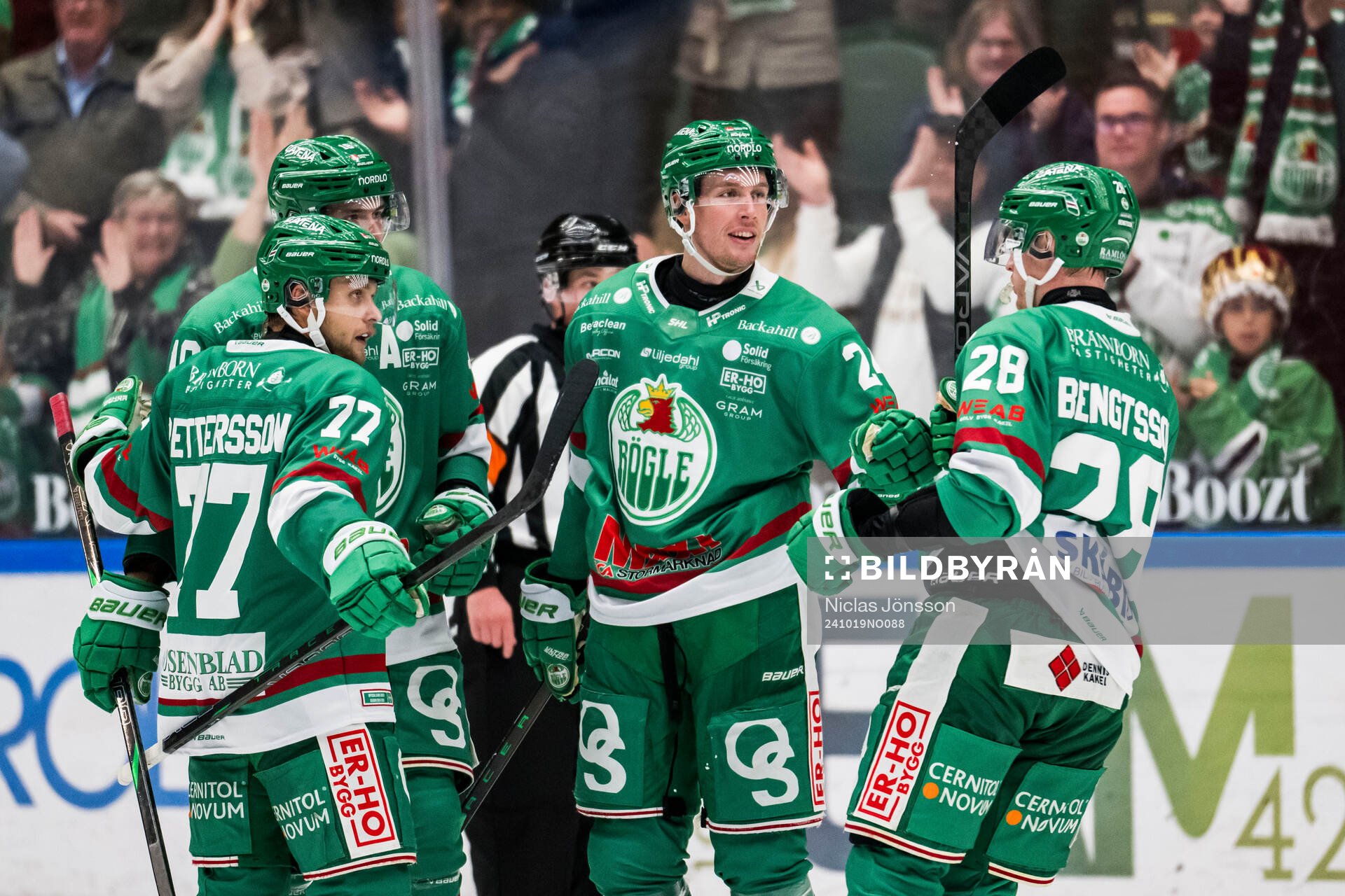 Rögles Mattias Göransson jublar