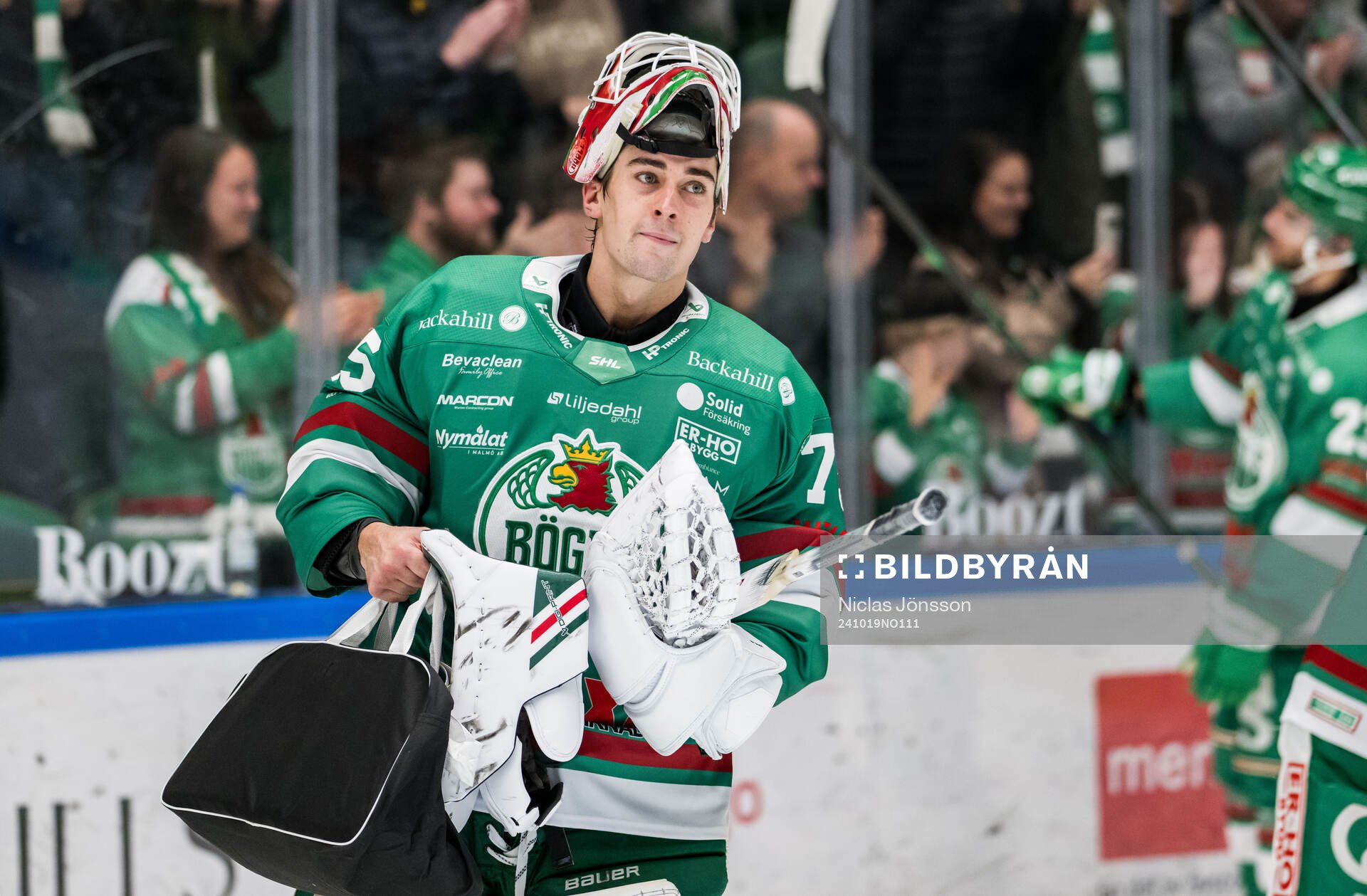 Rögles målvakt Arvid Holm